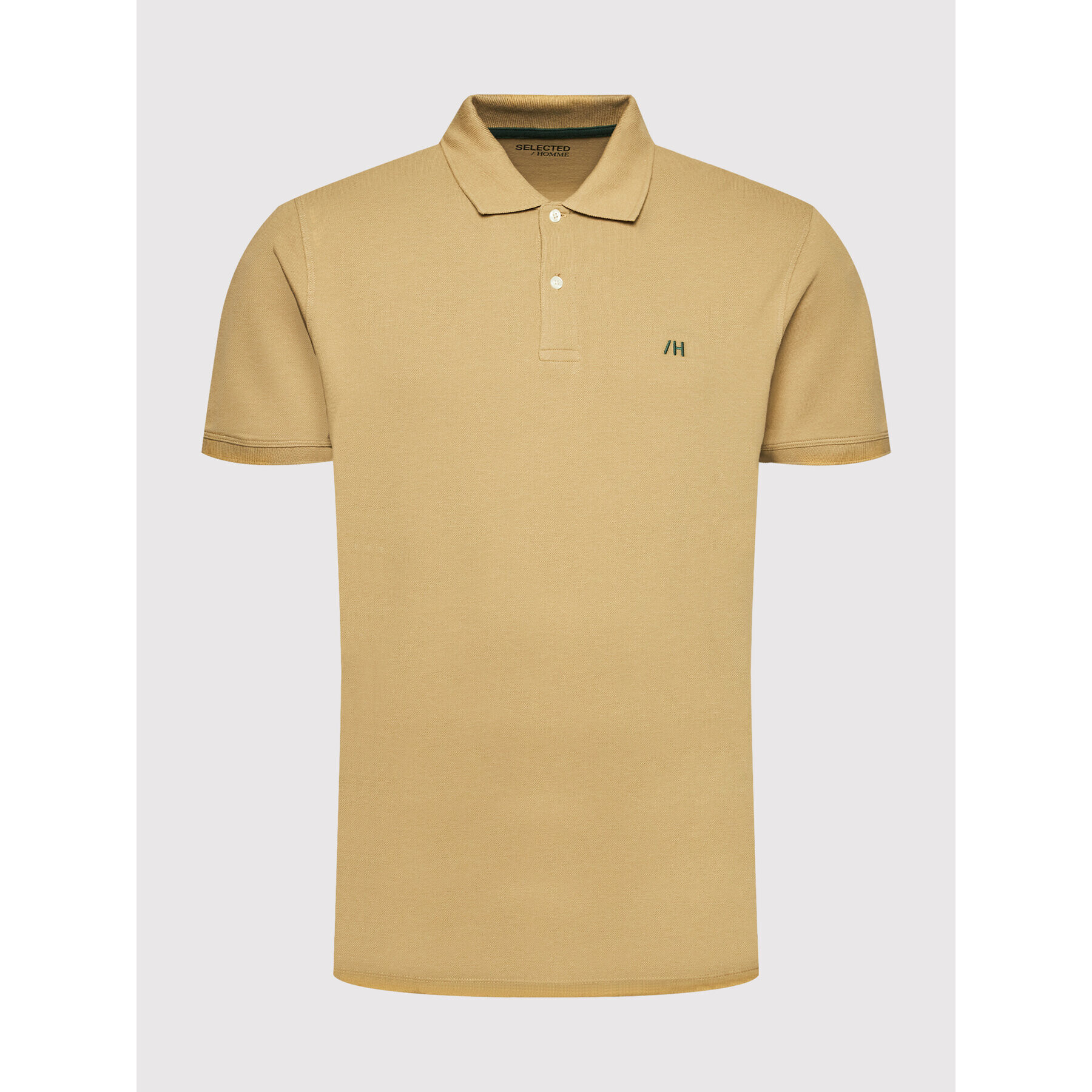 Selected Homme Polokošile Aze 16082840 Hnědá Regular Fit - Pepit.cz