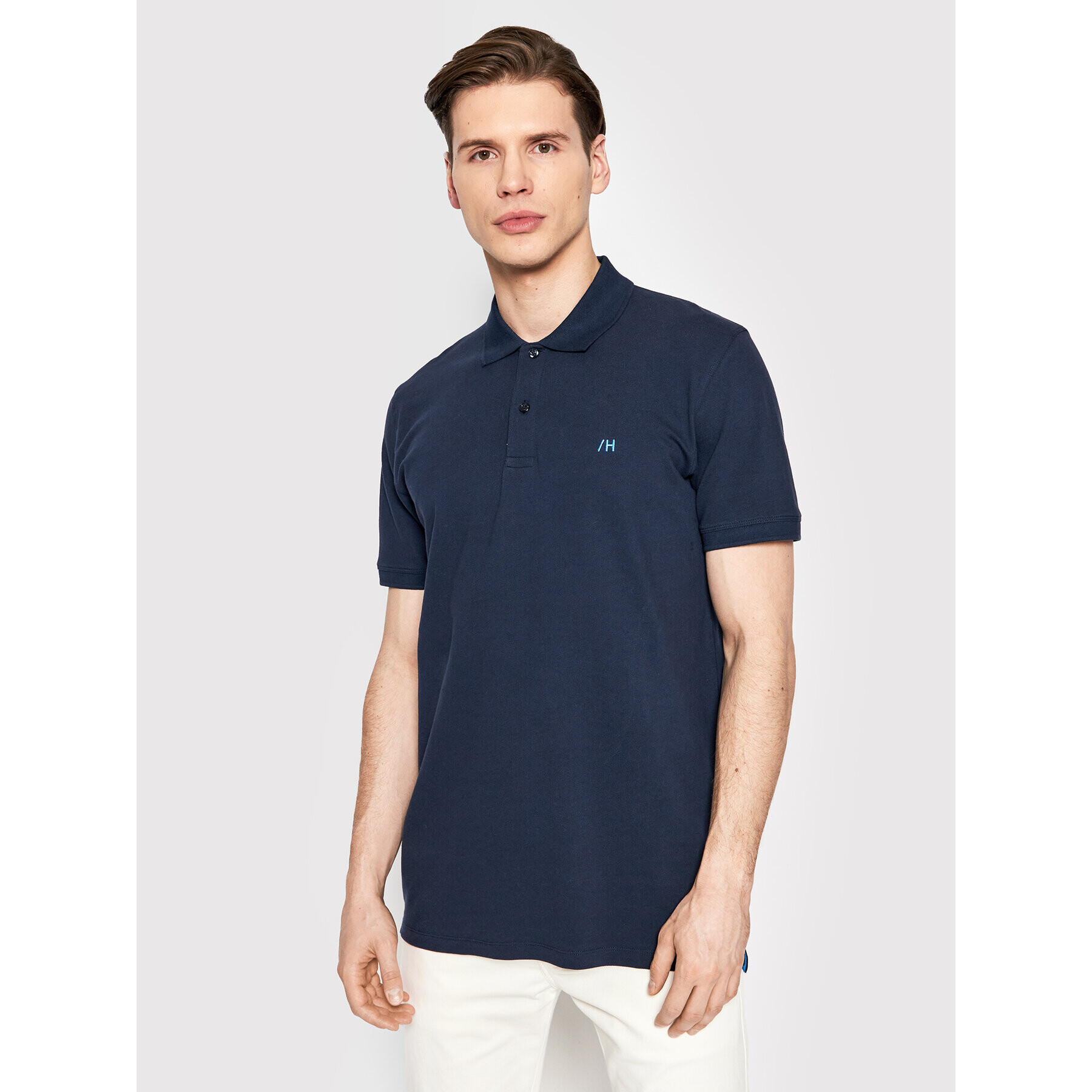 Selected Homme Polokošile Aze 16082840 Tmavomodrá Regular Fit - Pepit.cz