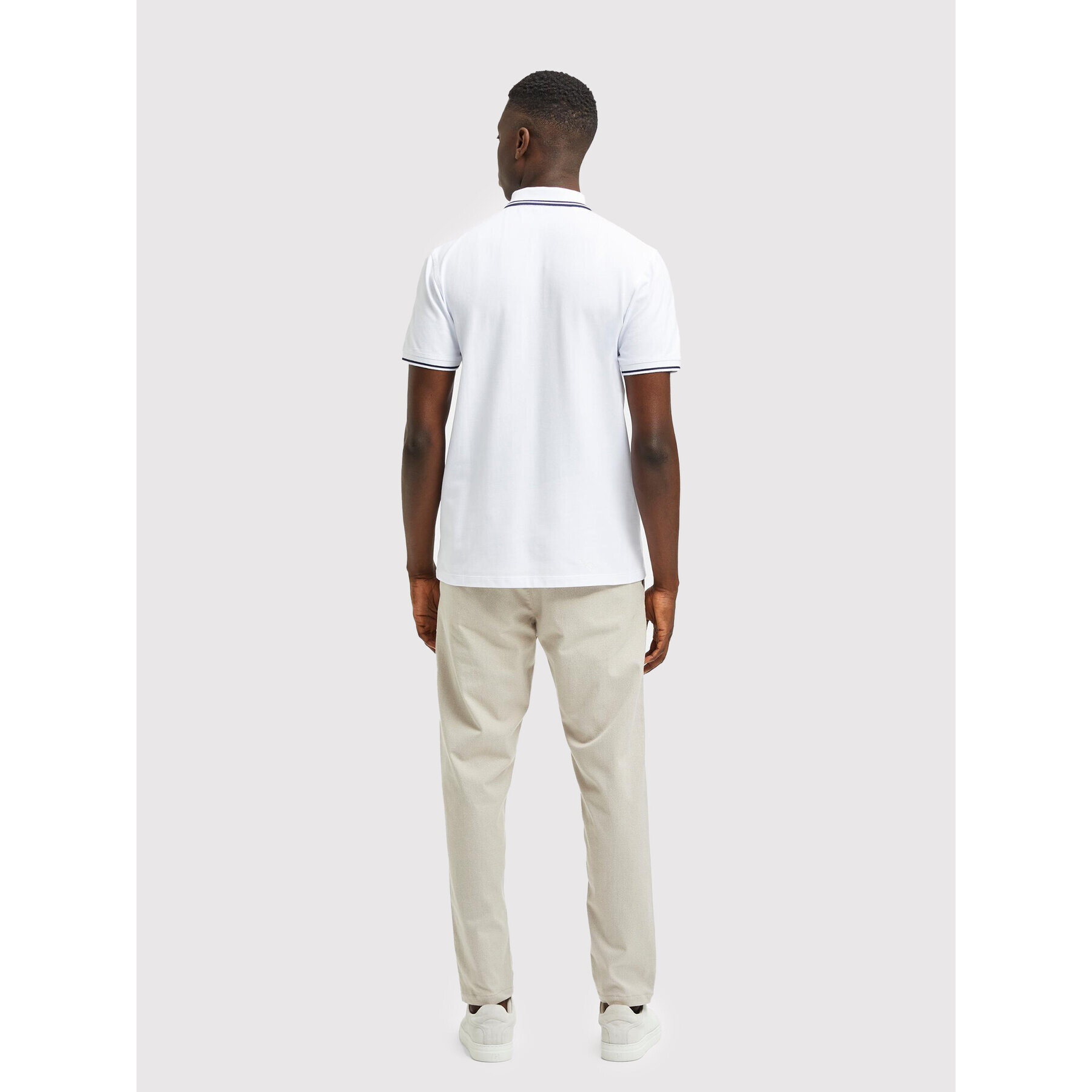 Selected Homme Polokošile Aze 16082841 Bílá Regular Fit - Pepit.cz