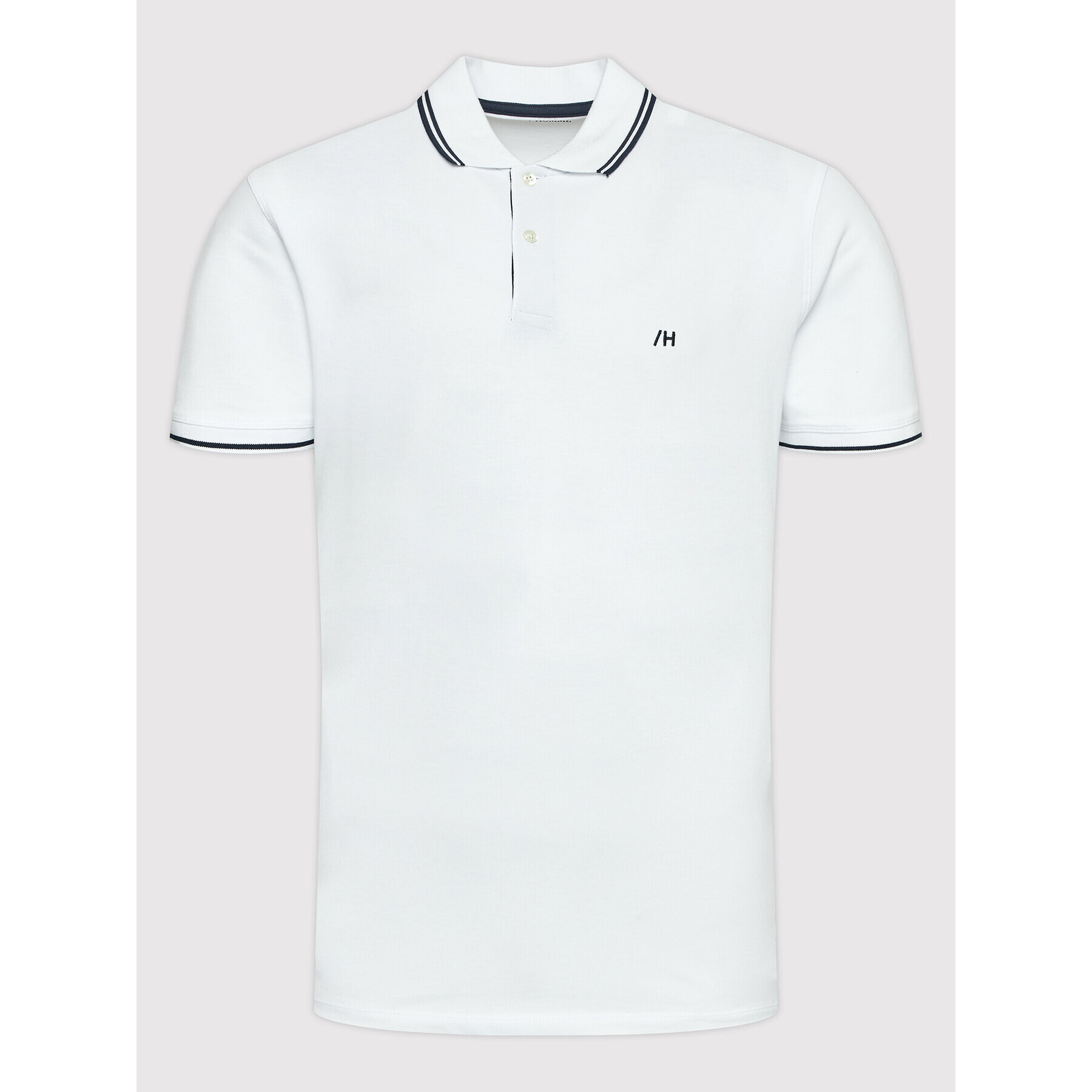 Selected Homme Polokošile Aze 16082841 Bílá Regular Fit - Pepit.cz