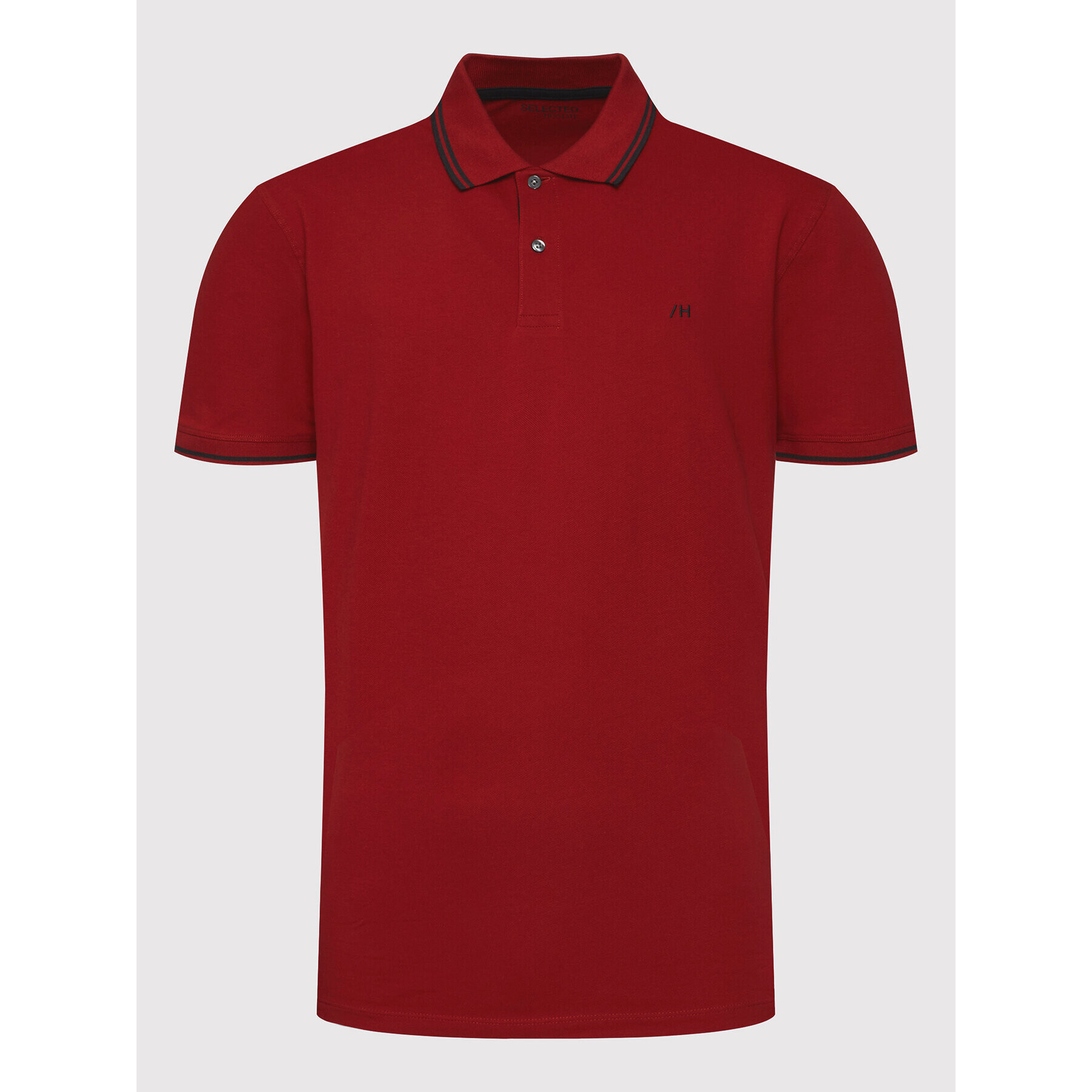 Selected Homme Polokošile Aze 16082841 Červená Regular Fit - Pepit.cz