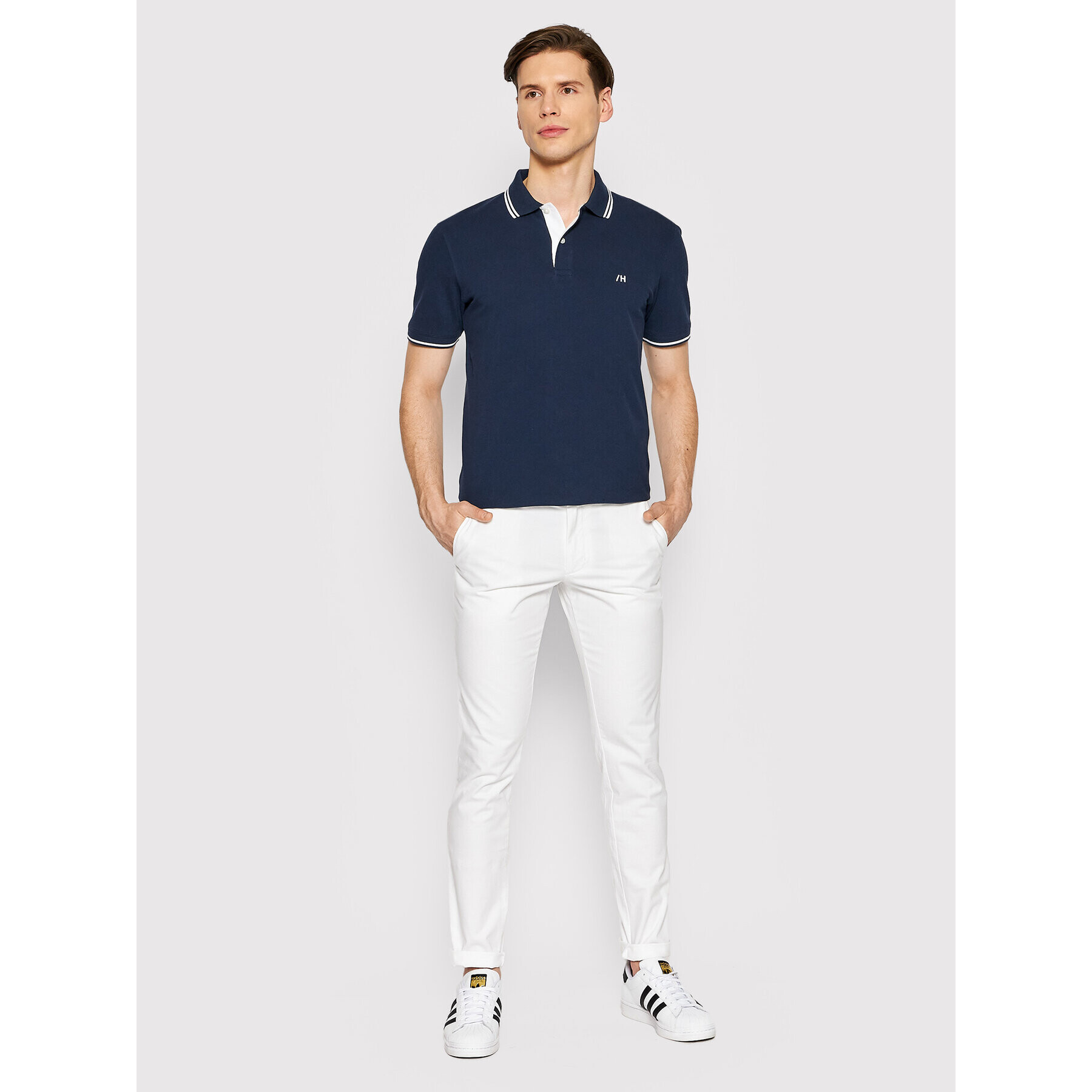 Selected Homme Polokošile Aze 16082841 Tmavomodrá Regular Fit - Pepit.cz