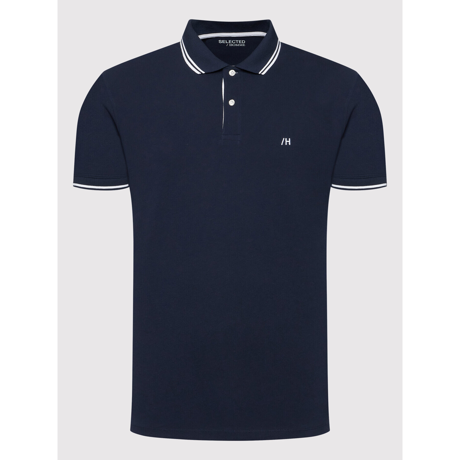 Selected Homme Polokošile Aze 16082841 Tmavomodrá Regular Fit - Pepit.cz