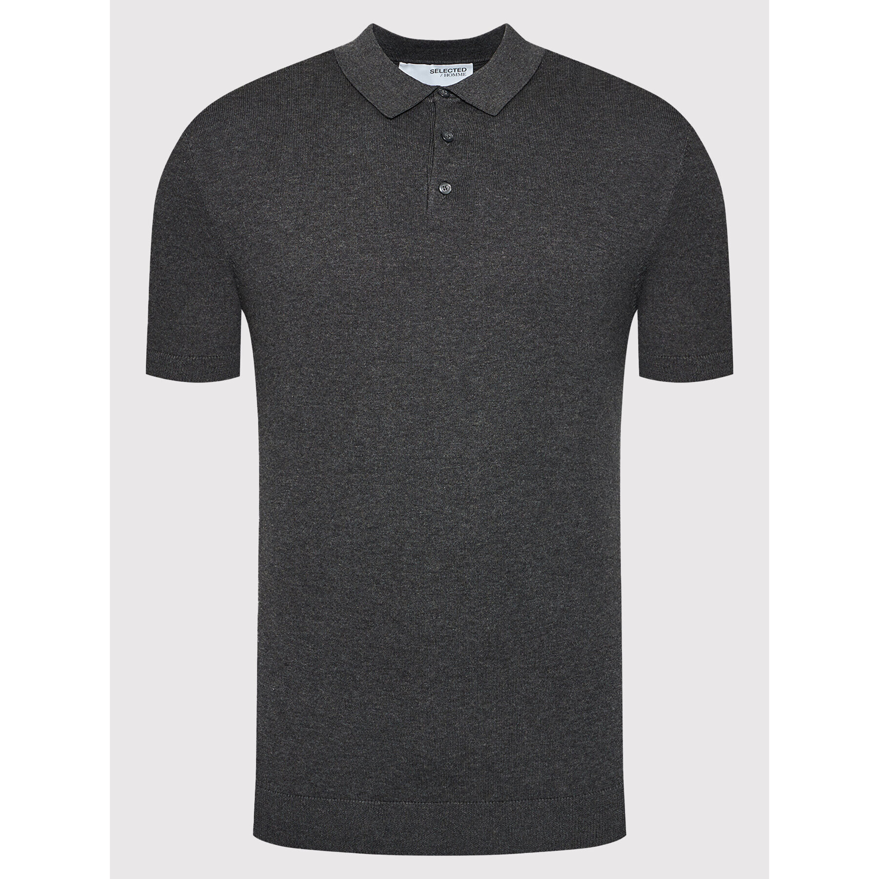 Selected Homme Polokošile Berg 16074685 Šedá Regular Fit - Pepit.cz