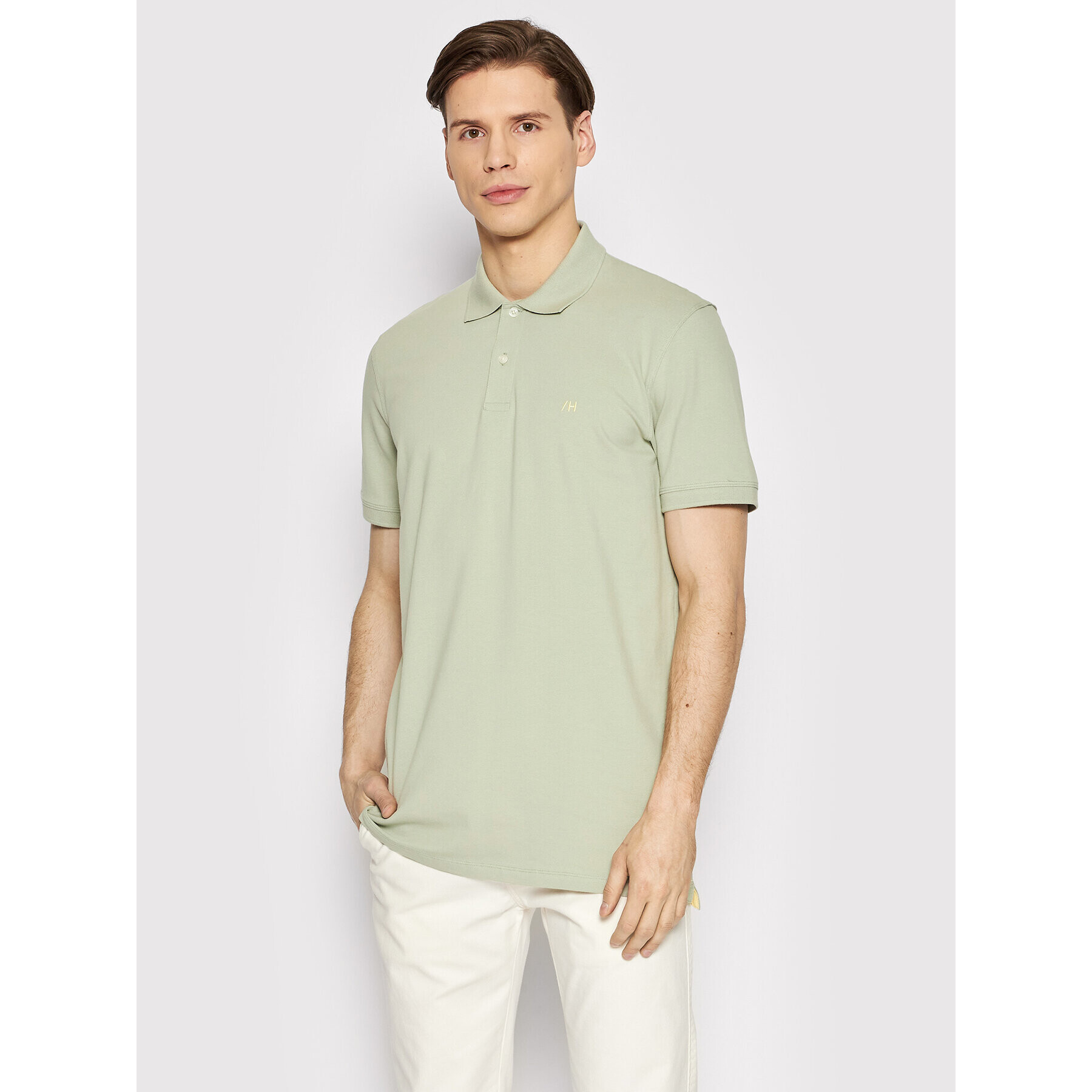 Selected Homme Polokošile Haze 16082840 Zelená Regular Fit - Pepit.cz