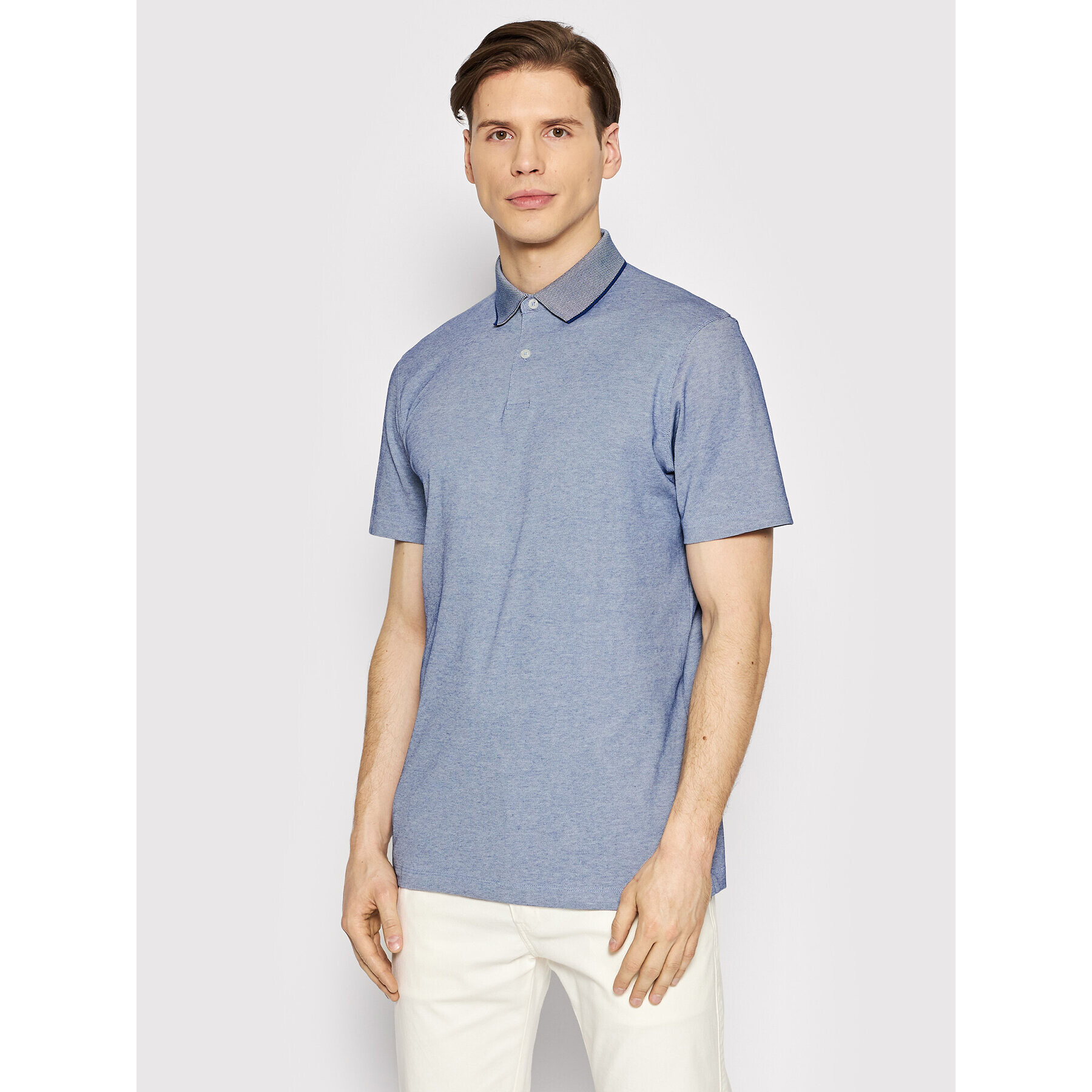 Selected Homme Polokošile Leroy 16082844 Modrá Regular Fit - Pepit.cz