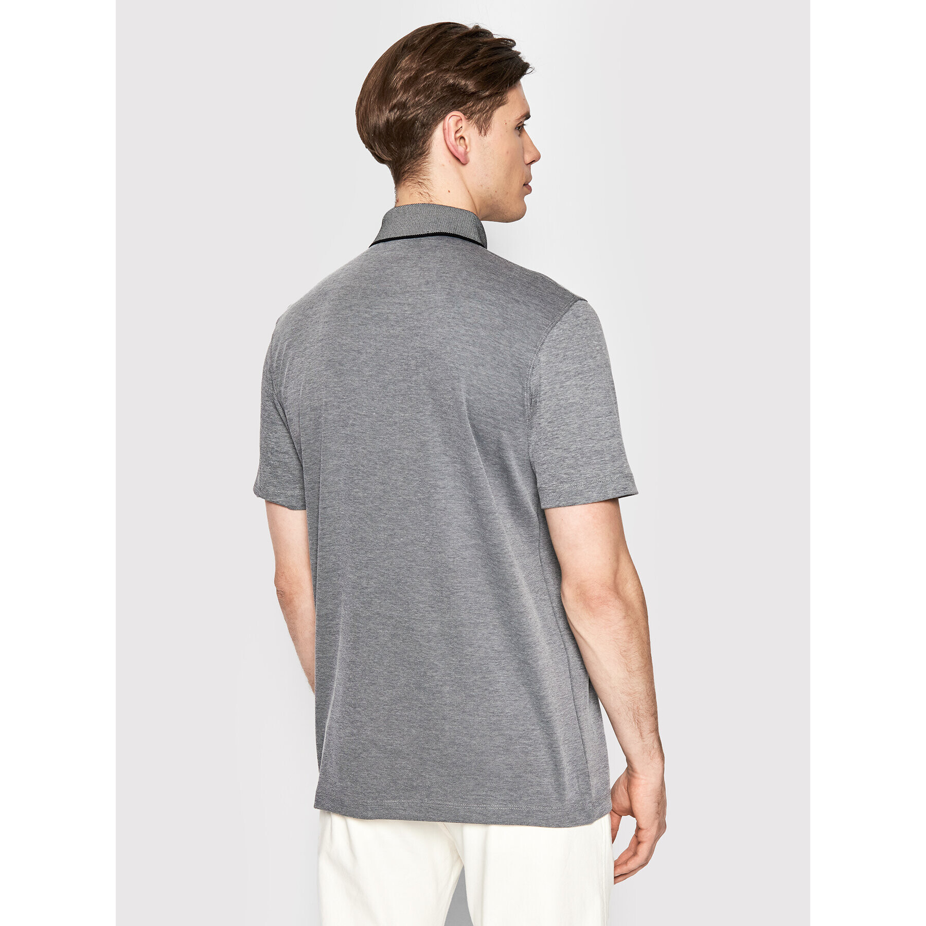 Selected Homme Polokošile Leroy 16082844 Šedá Regular Fit - Pepit.cz