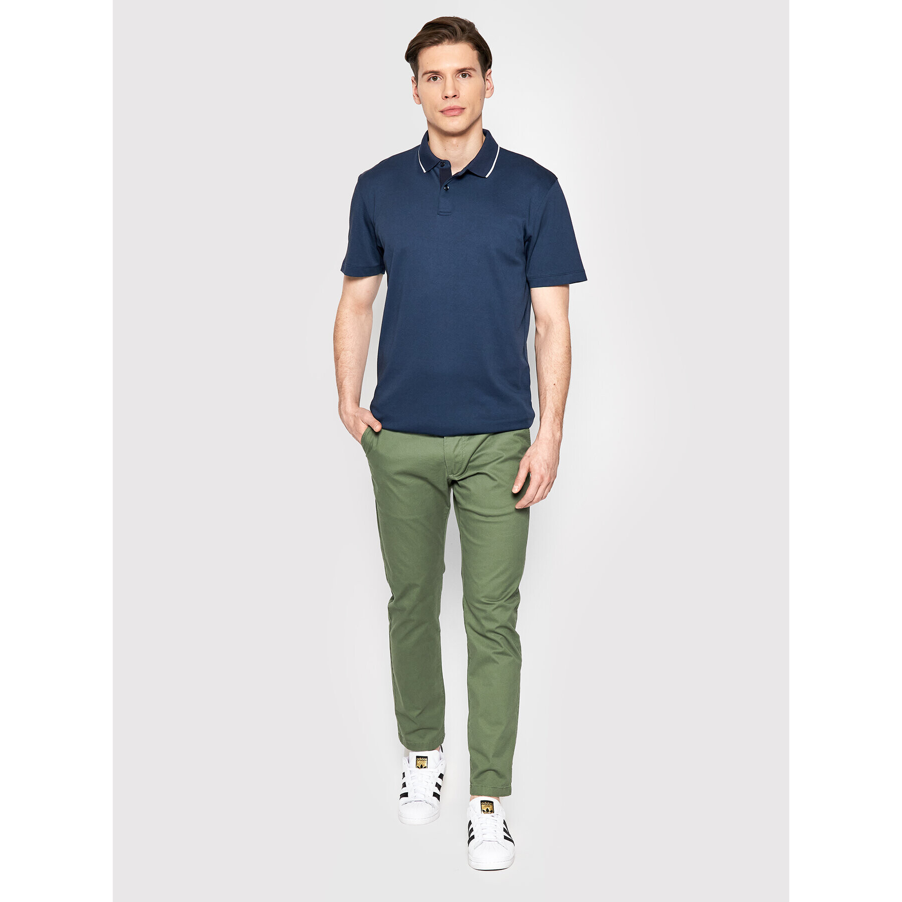 Selected Homme Polokošile Leroy 16082844 Tmavomodrá Regular Fit - Pepit.cz