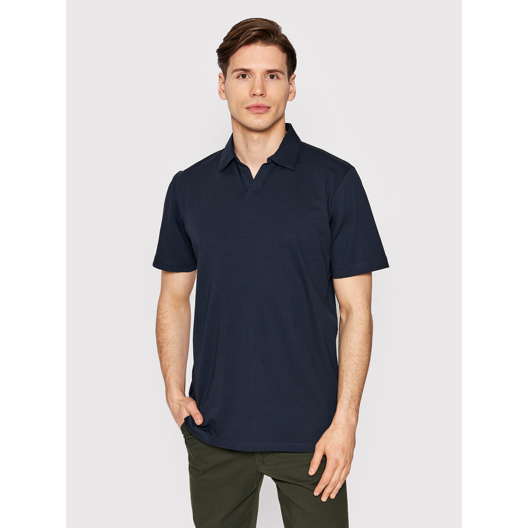 Selected Homme Polokošile Rino 16083385 Tmavomodrá Regular Fit - Pepit.cz