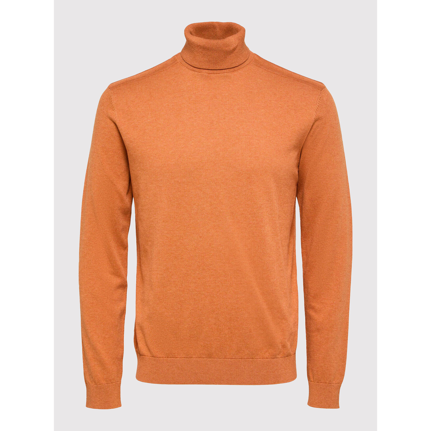 Selected Homme Rolák Berg 16074684 Oranžová Regular Fit - Pepit.cz