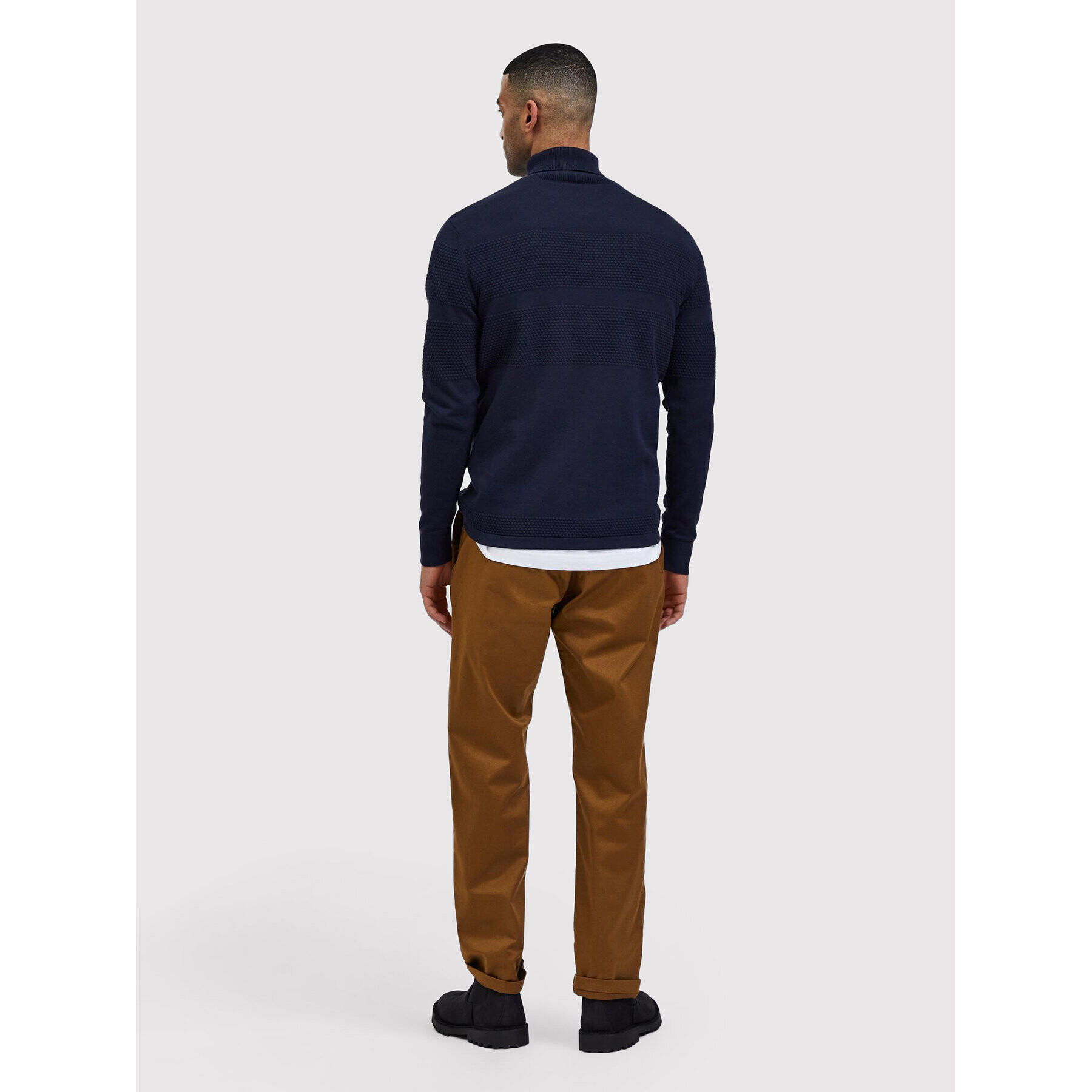 Selected Homme Rolák Maine 16084077 Tmavomodrá Regular Fit - Pepit.cz