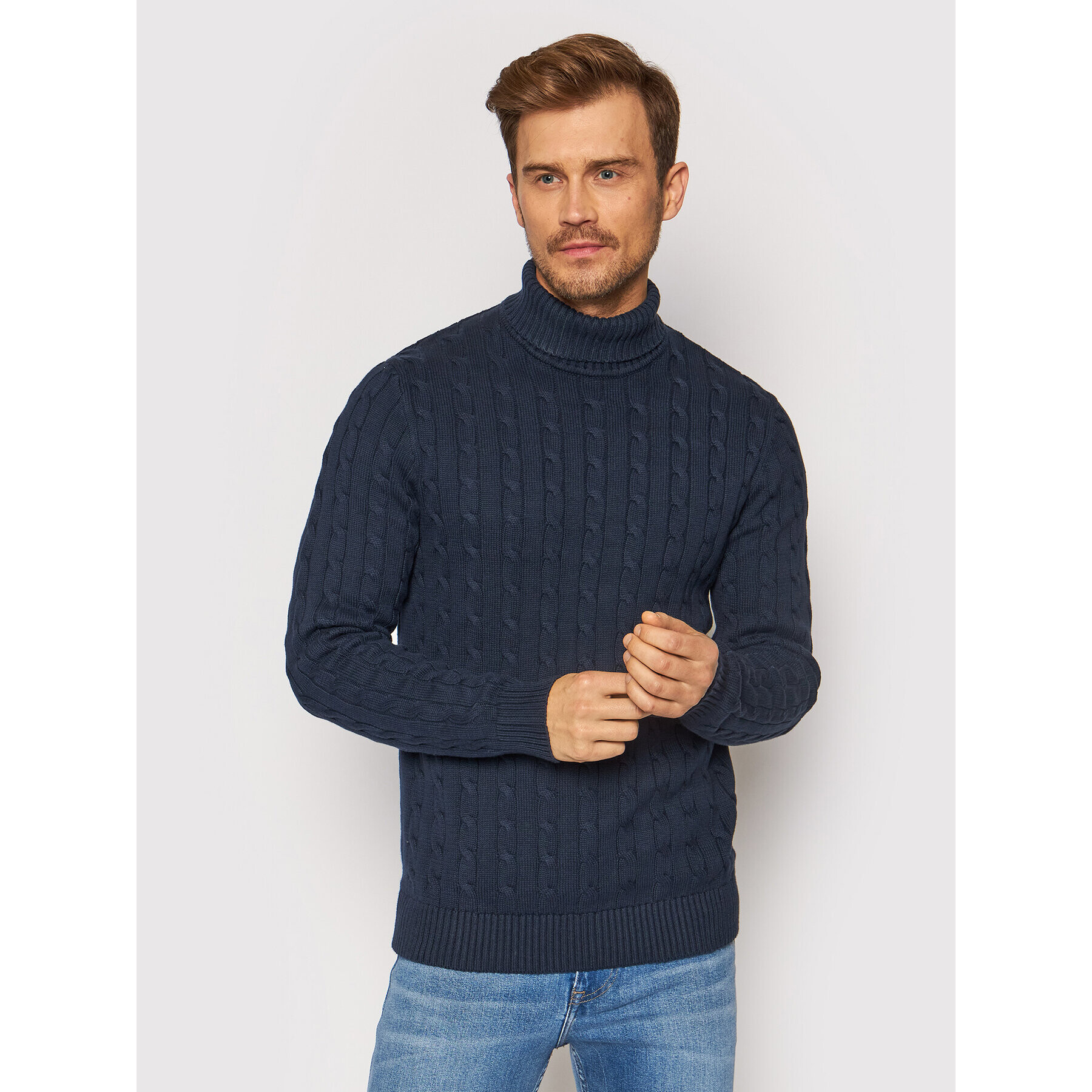 Selected Homme Rolák Ryan 16077218 Tmavomodrá Regular Fit - Pepit.cz