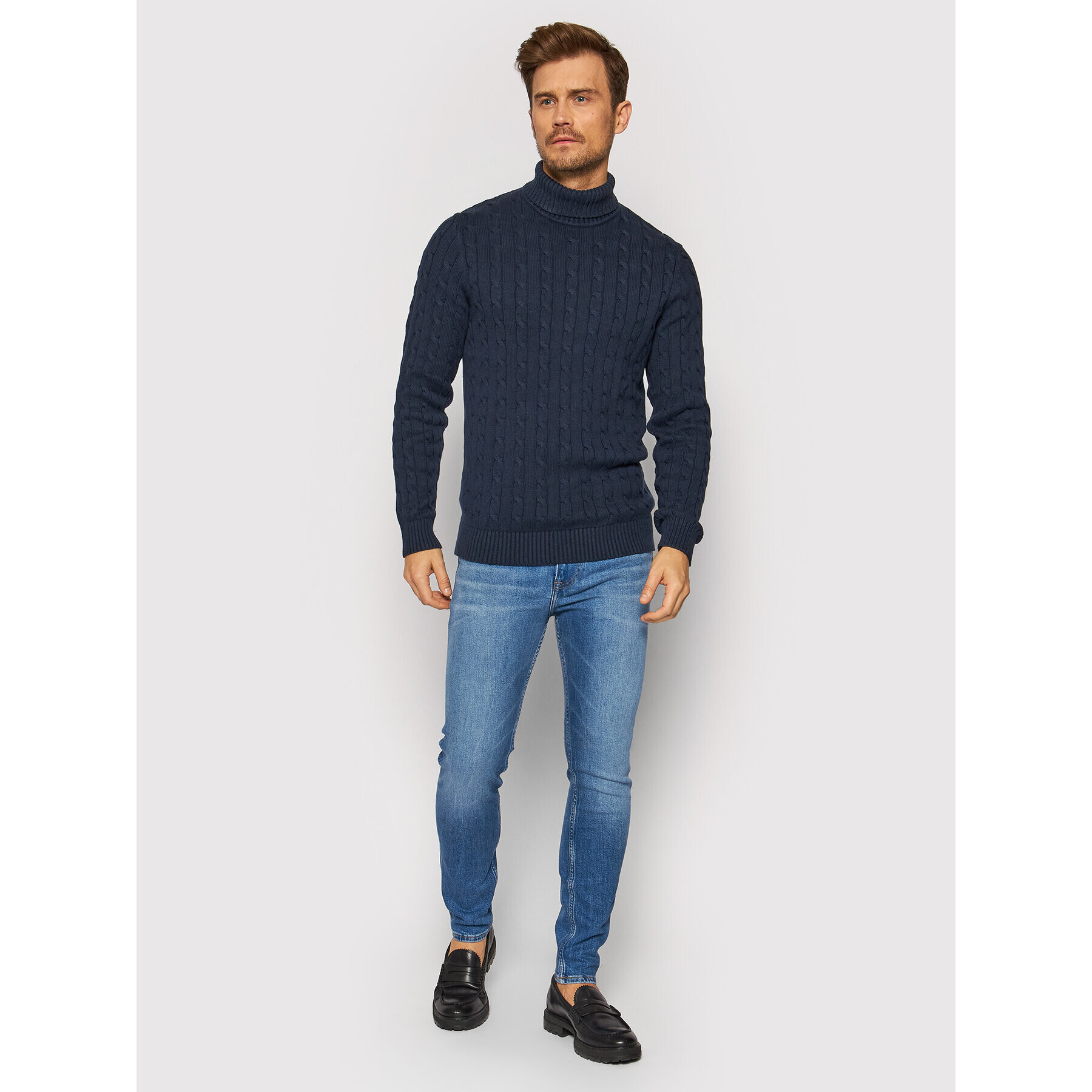 Selected Homme Rolák Ryan 16077218 Tmavomodrá Regular Fit - Pepit.cz