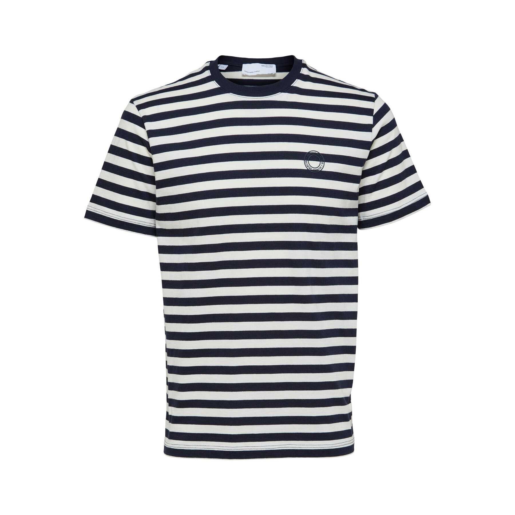 Selected Homme T-Shirt 16088527 Modrá Regular Fit - Pepit.cz