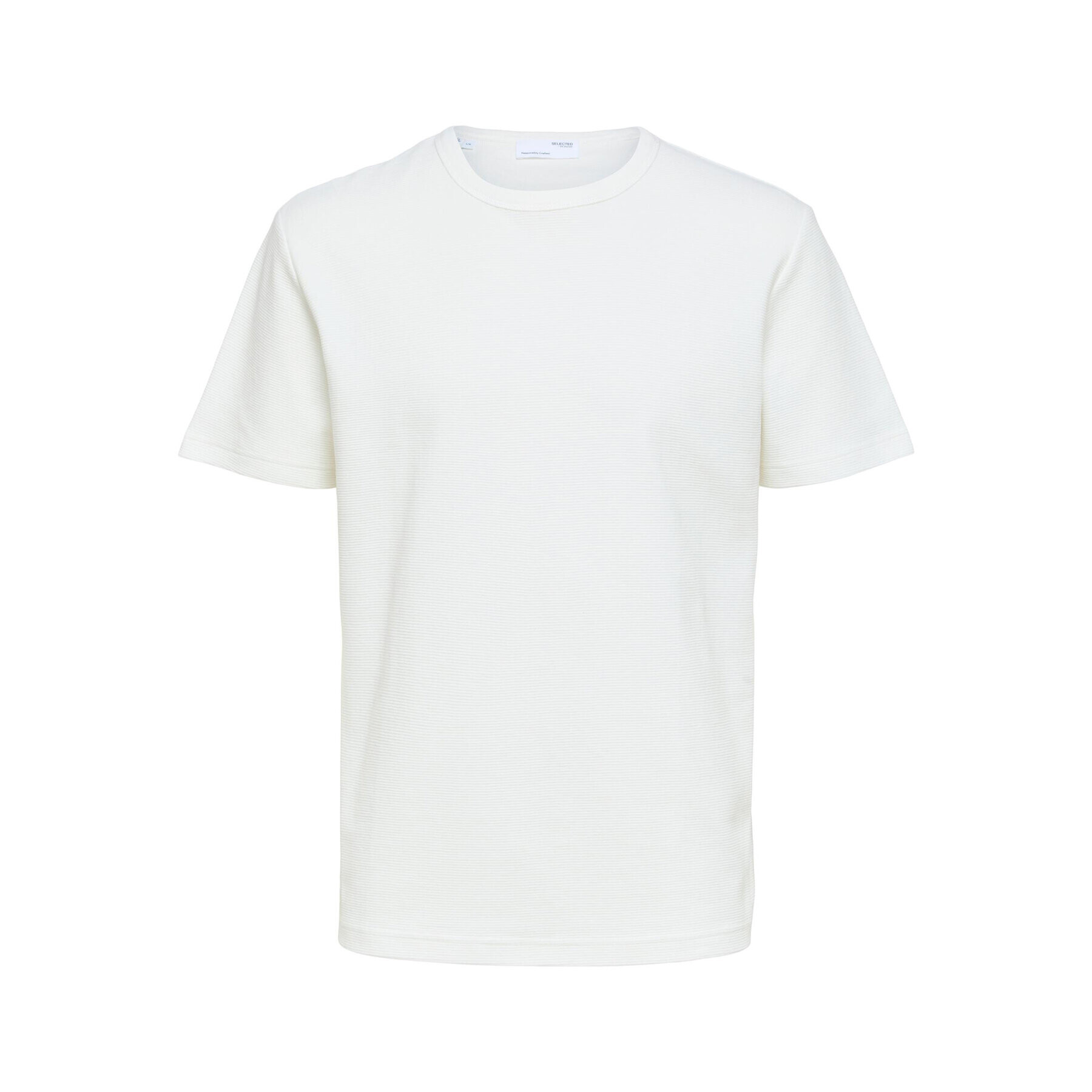 Selected Homme T-Shirt 16088532 Bílá Relaxed Fit - Pepit.cz