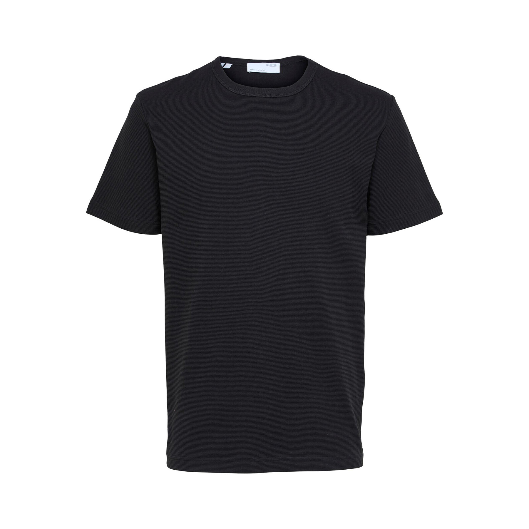 Selected Homme T-Shirt 16088532 Černá Relaxed Fit - Pepit.cz