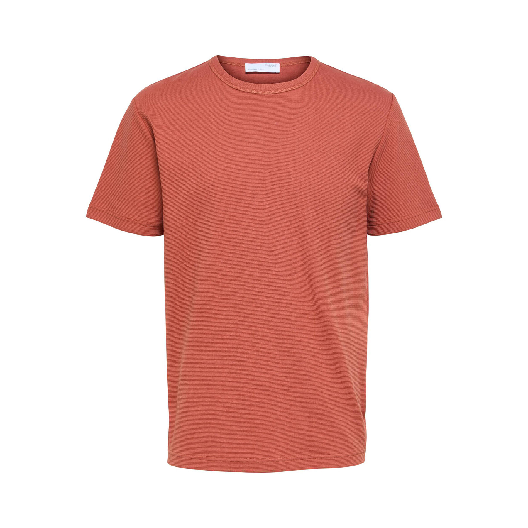 Selected Homme T-Shirt 16088532 Červená Relaxed Fit - Pepit.cz