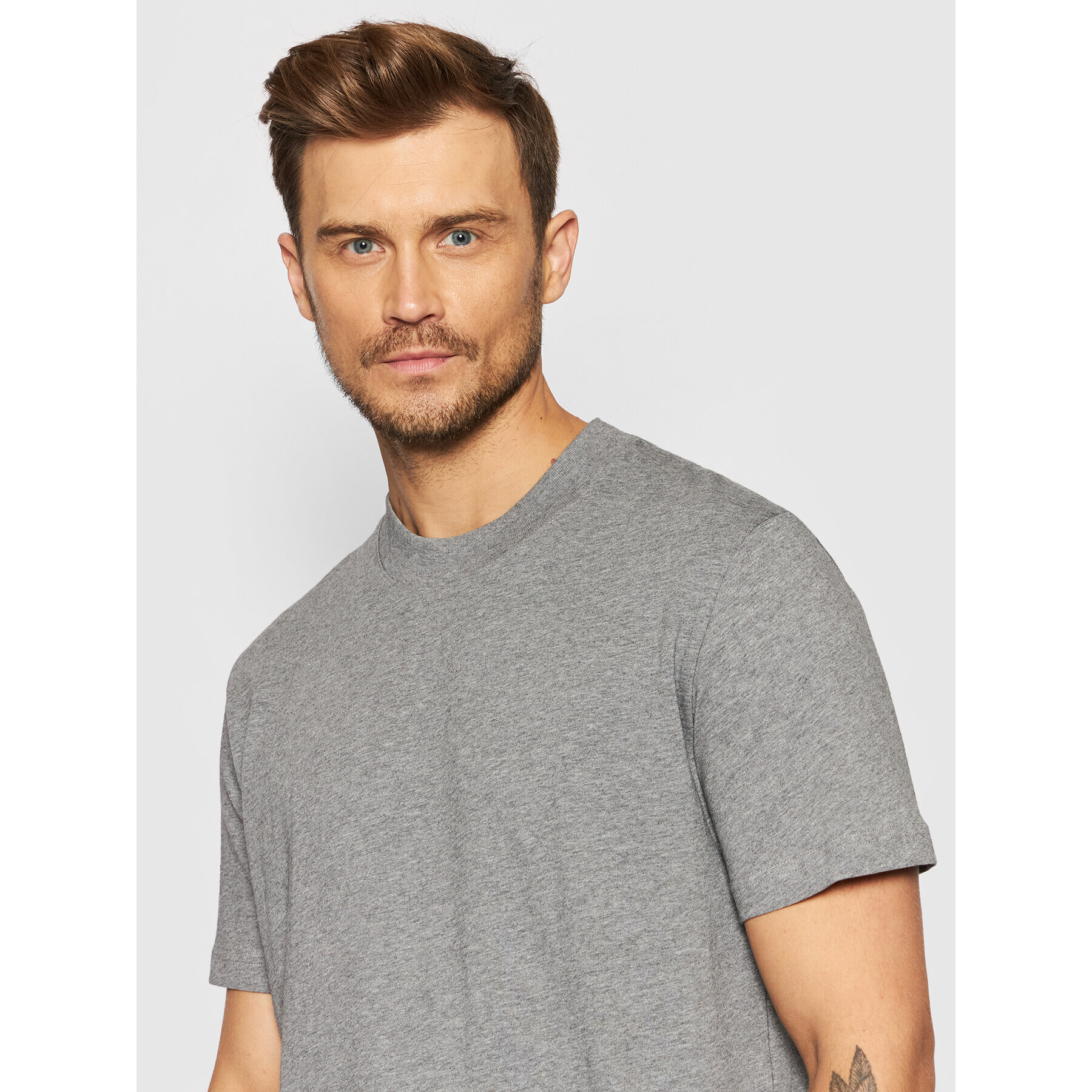 Selected Homme T-Shirt Colman 16077385 Šedá Relaxed Fit - Pepit.cz