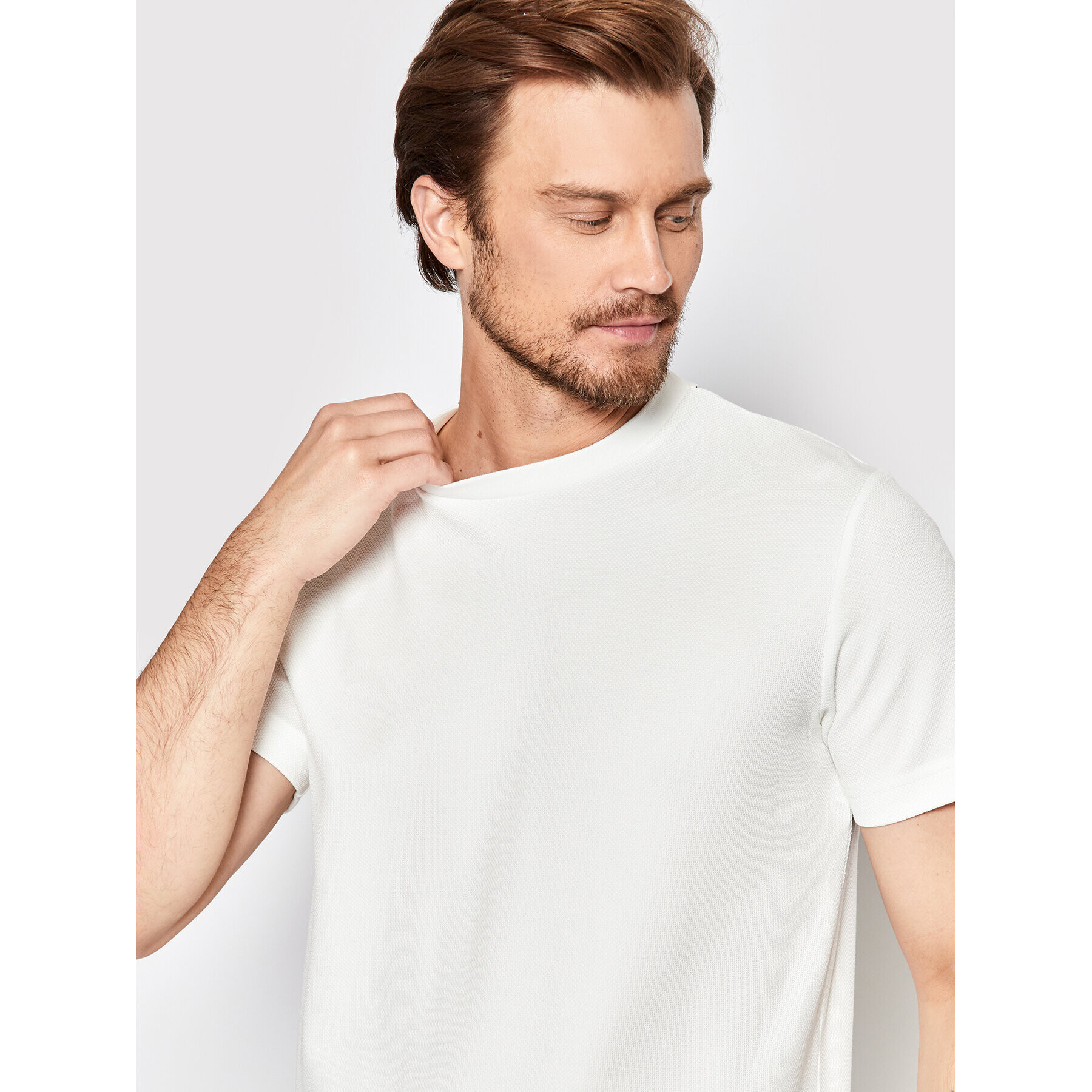 Selected Homme T-Shirt Eshan 16084630 Bílá Regular Fit - Pepit.cz