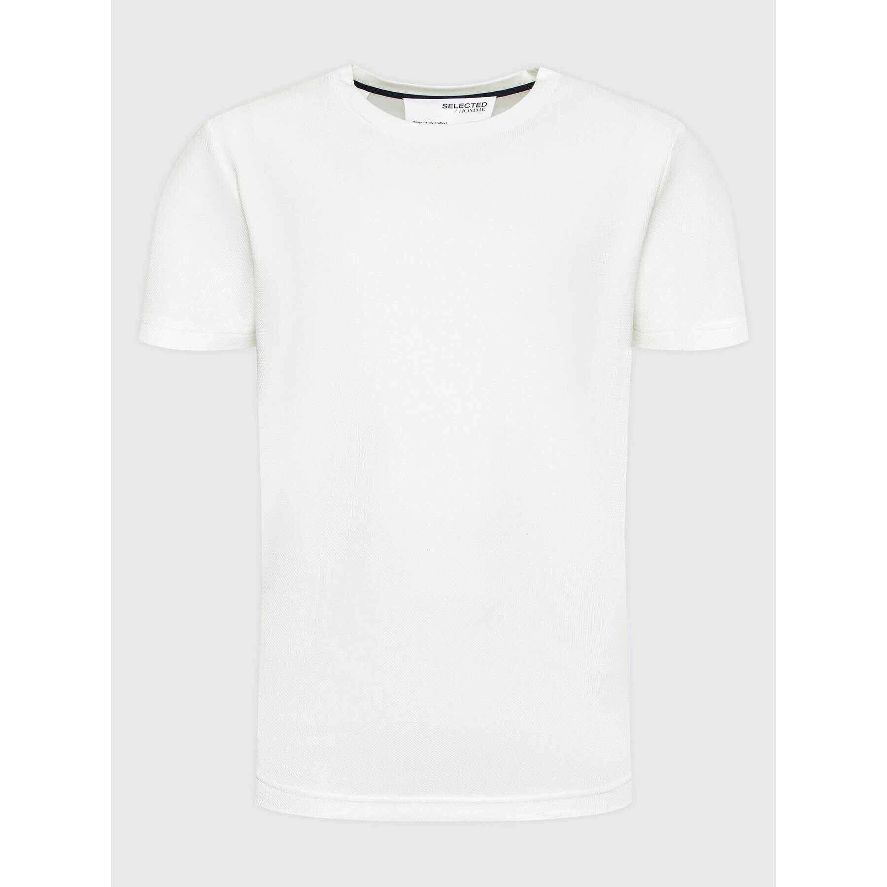 Selected Homme T-Shirt Eshan 16084630 Bílá Regular Fit - Pepit.cz