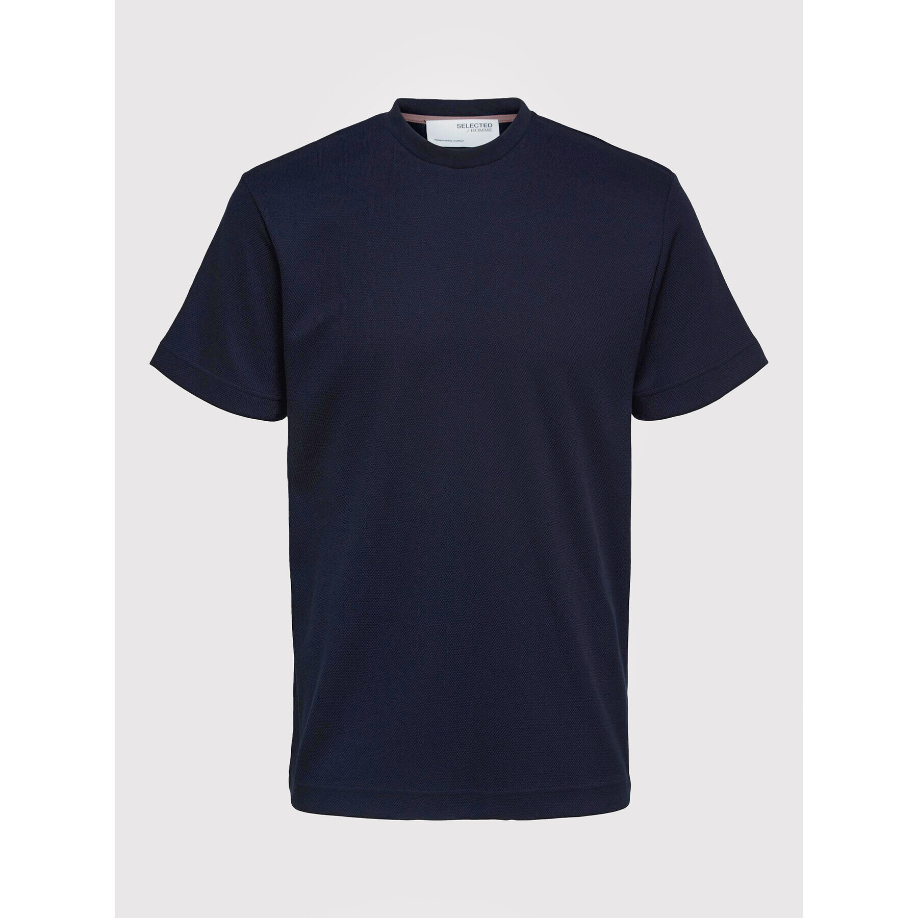 Selected Homme T-Shirt Eshan 16084630 Tmavomodrá Regular Fit - Pepit.cz