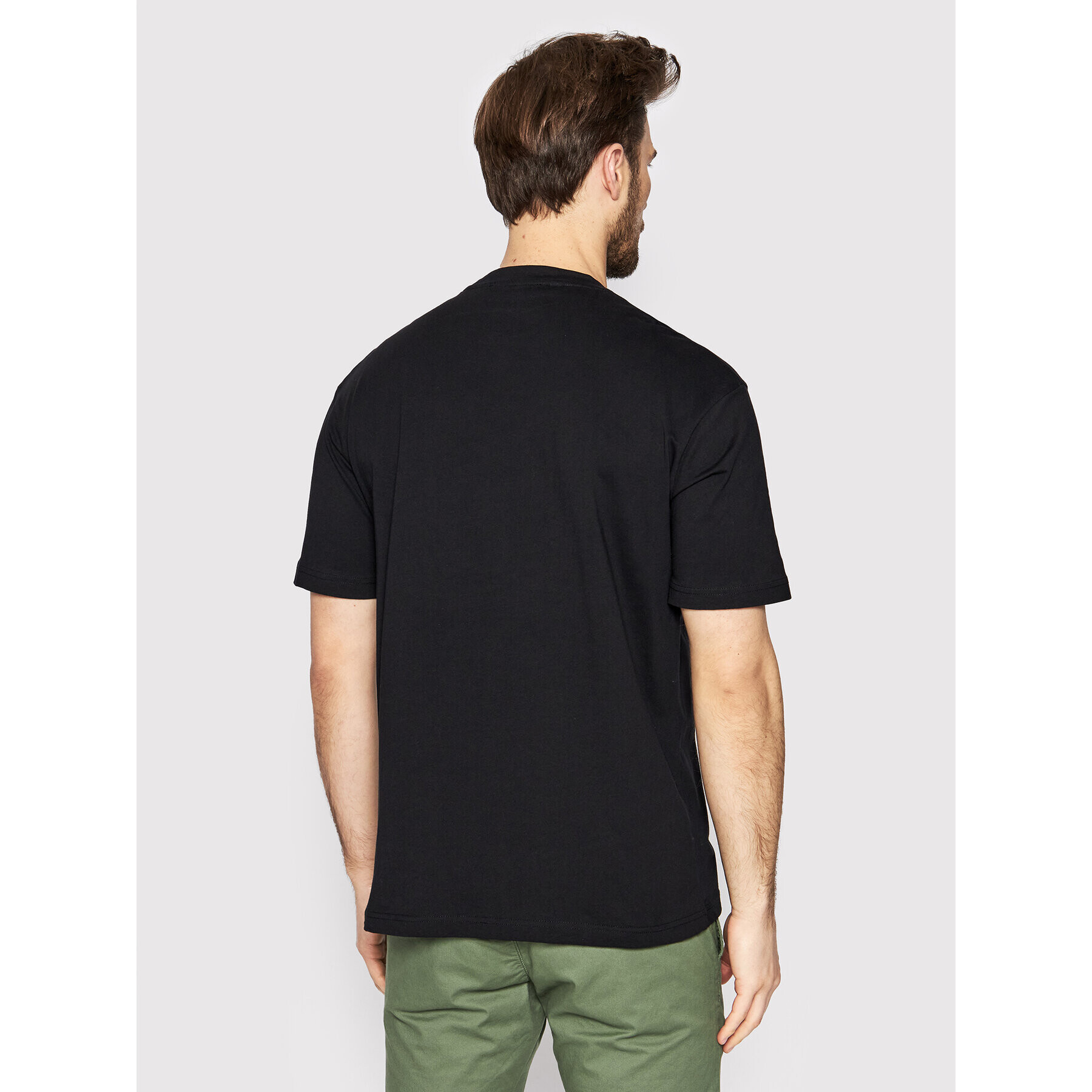 Selected Homme T-Shirt Gunther 16083376 Černá Loose Fit - Pepit.cz