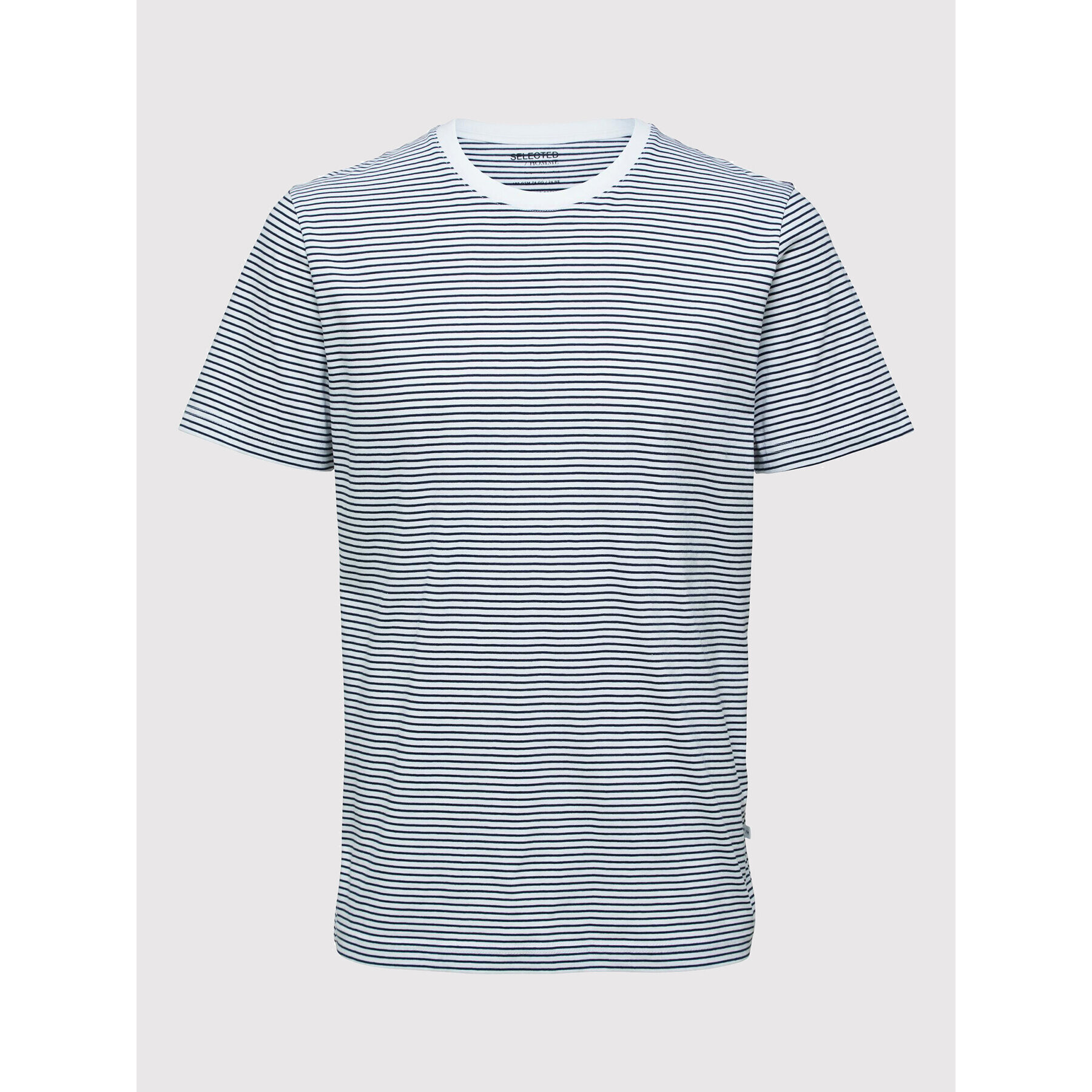 Selected Homme T-Shirt Norman 16080129 Bílá Regular Fit - Pepit.cz