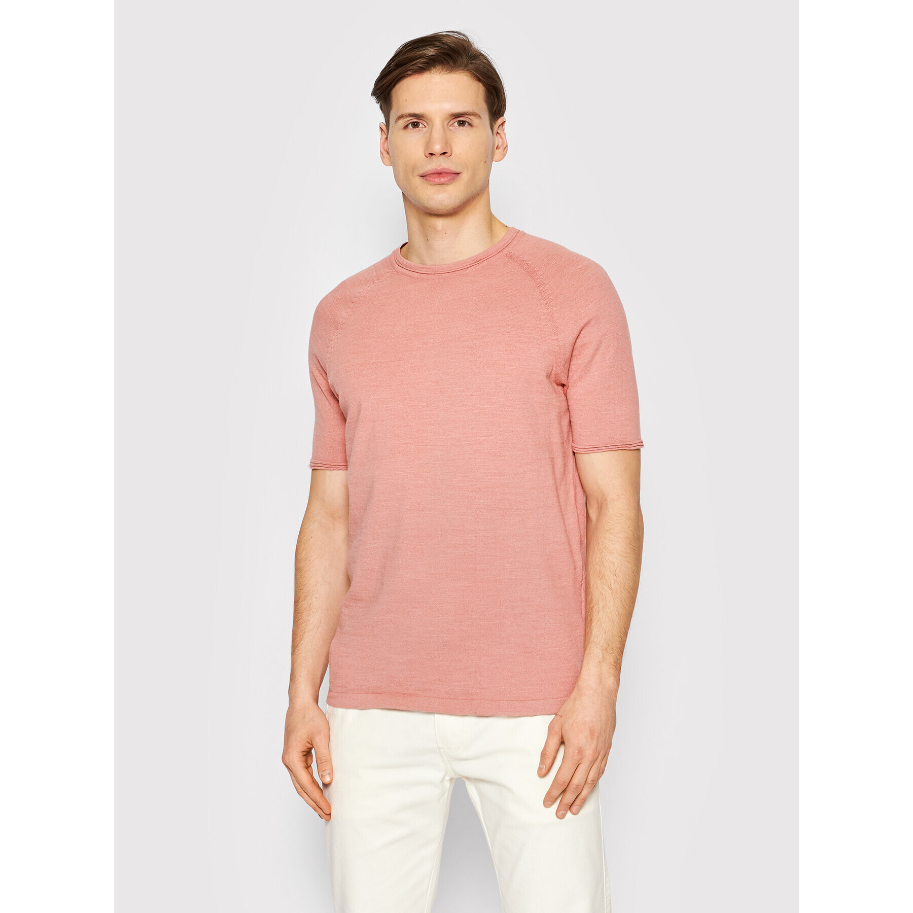 Selected Homme T-Shirt Sunny 16084195 Růžová Regular Fit - Pepit.cz