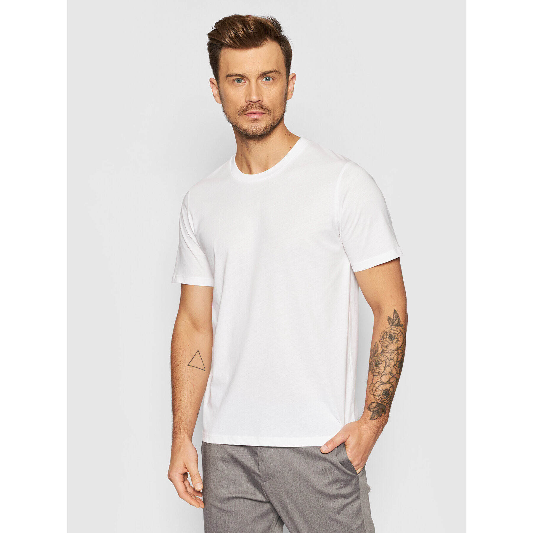 Selected Homme T-Shirt The Perfect 16057141 Bílá Regular Fit - Pepit.cz