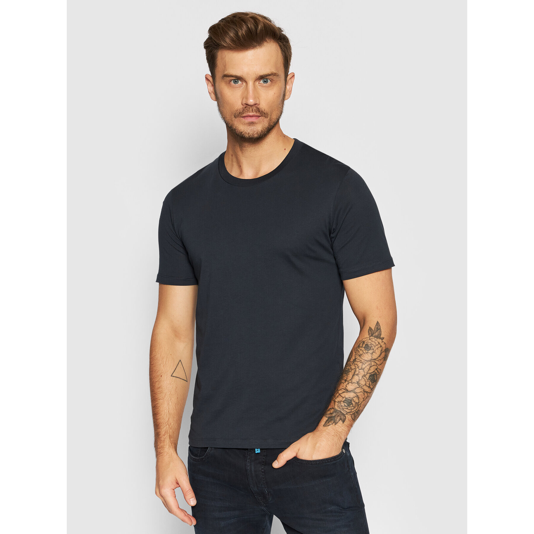 Selected Homme T-Shirt The Perfect 16057141 Tmavomodrá Regular Fit - Pepit.cz