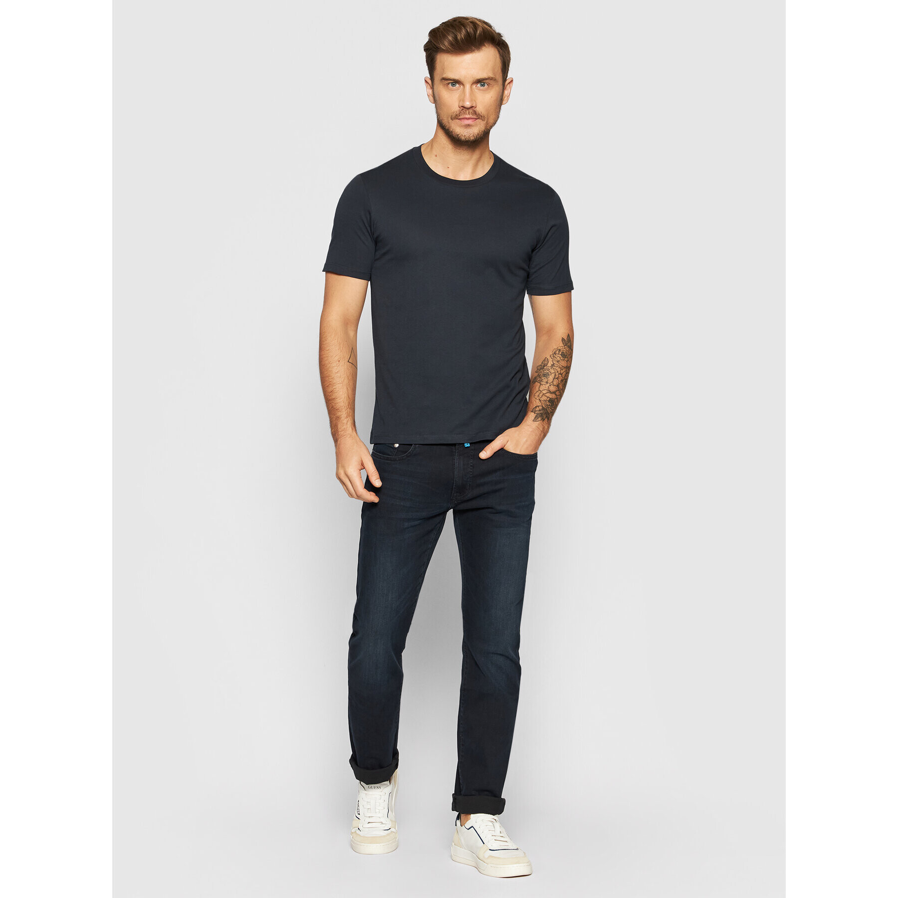 Selected Homme T-Shirt The Perfect 16057141 Tmavomodrá Regular Fit - Pepit.cz