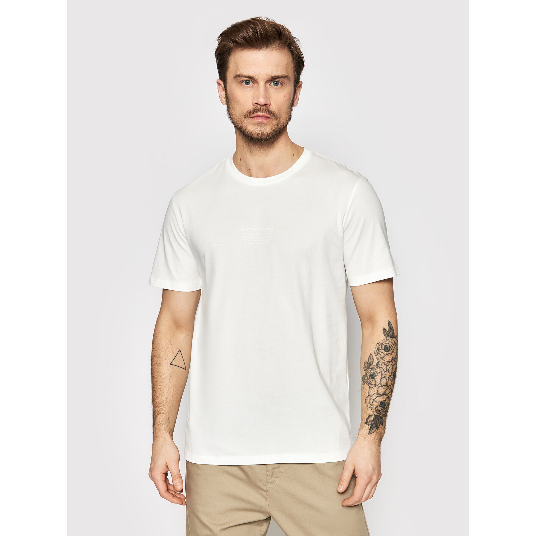 Selected Homme T-Shirt Ventura 16083429 Béžová Relaxed Fit - Pepit.cz