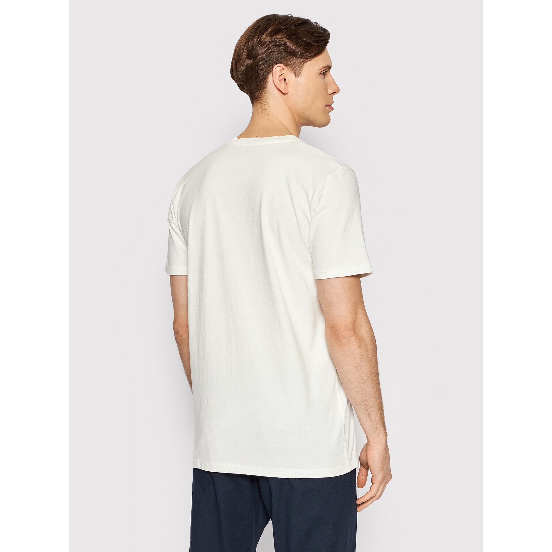 Selected Homme T-Shirt Walker 16083828 Bílá Regular Fit - Pepit.cz