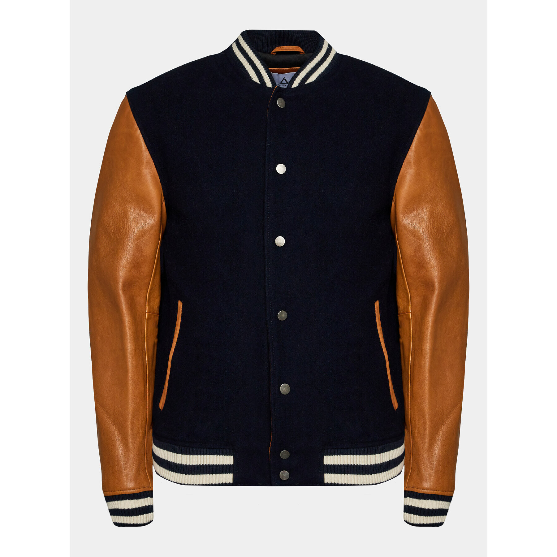 Serge Pariente Bunda bomber Varsity Bomber Tmavomodrá Regular Fit - Pepit.cz