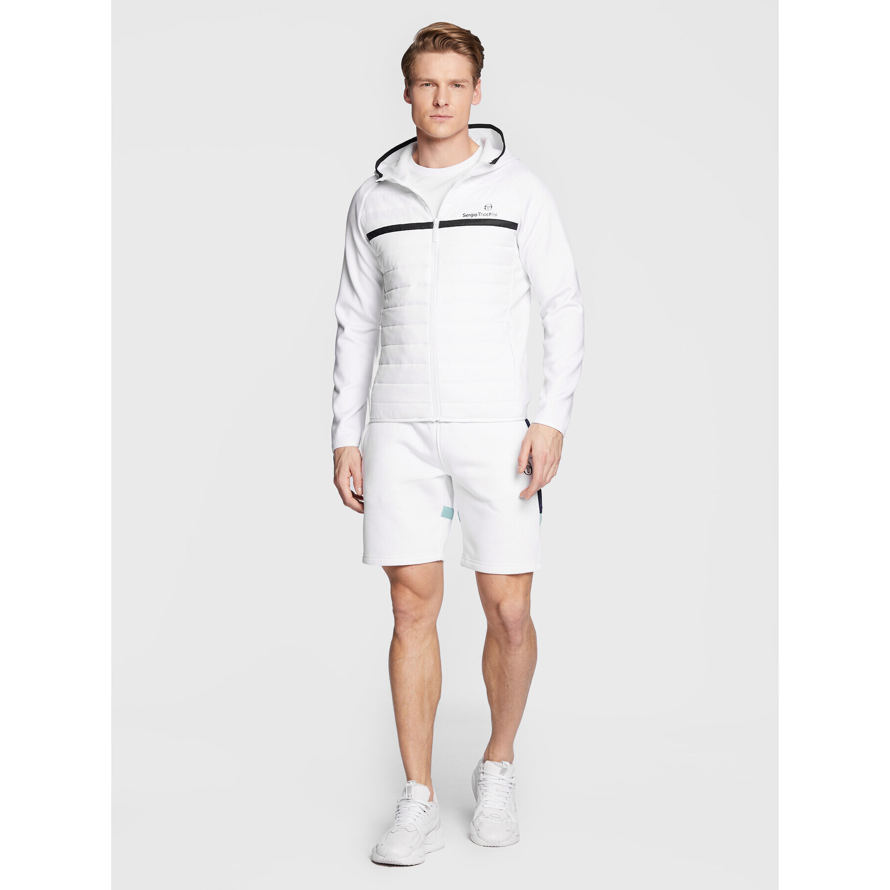 Sergio Tacchini Bunda pro přechodné období Nam 39324 Bílá Regular Fit - Pepit.cz