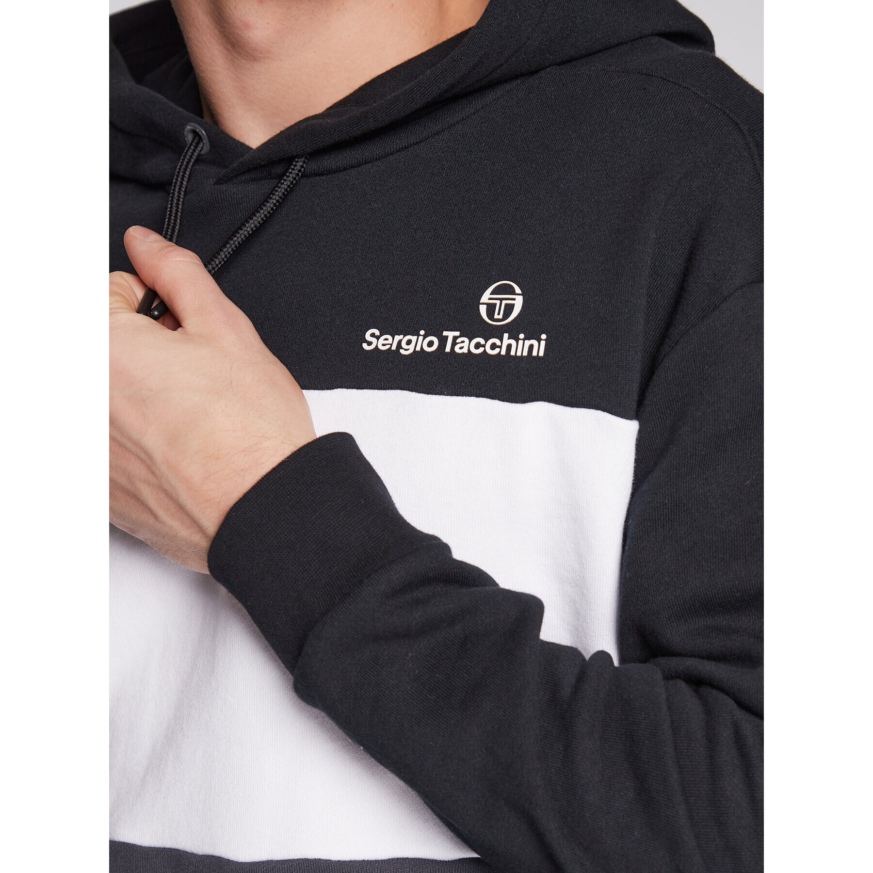 Sergio Tacchini Mikina Incastro 39522 Šedá Regular Fit - Pepit.cz