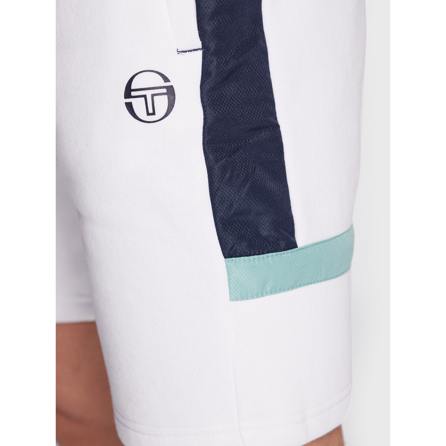 Sergio Tacchini Sportovní kraťasy Ginnico 39843 Bílá Regular Fit - Pepit.cz