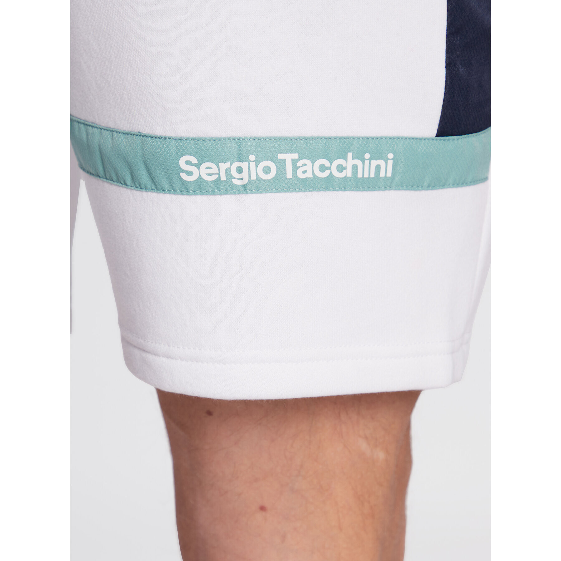 Sergio Tacchini Sportovní kraťasy Ginnico 39843 Bílá Regular Fit - Pepit.cz