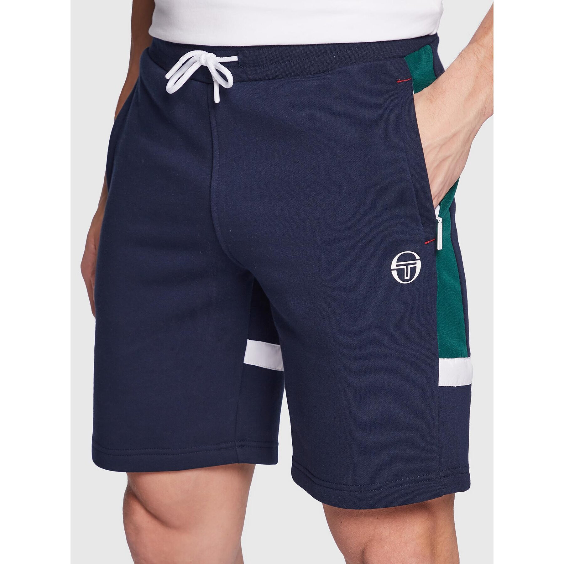 Sergio Tacchini Sportovní kraťasy Ginnico 39843 Tmavomodrá Regular Fit - Pepit.cz