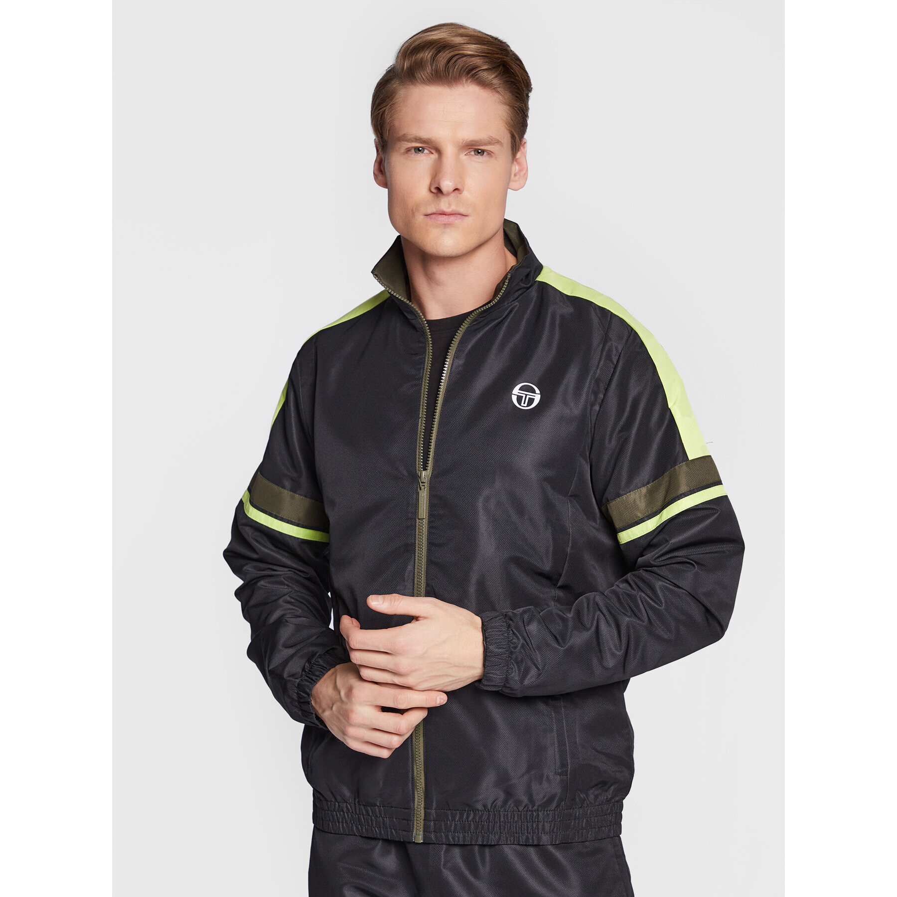 Sergio Tacchini Tepláková souprava Cryo 38129 Černá Regular Fit - Pepit.cz