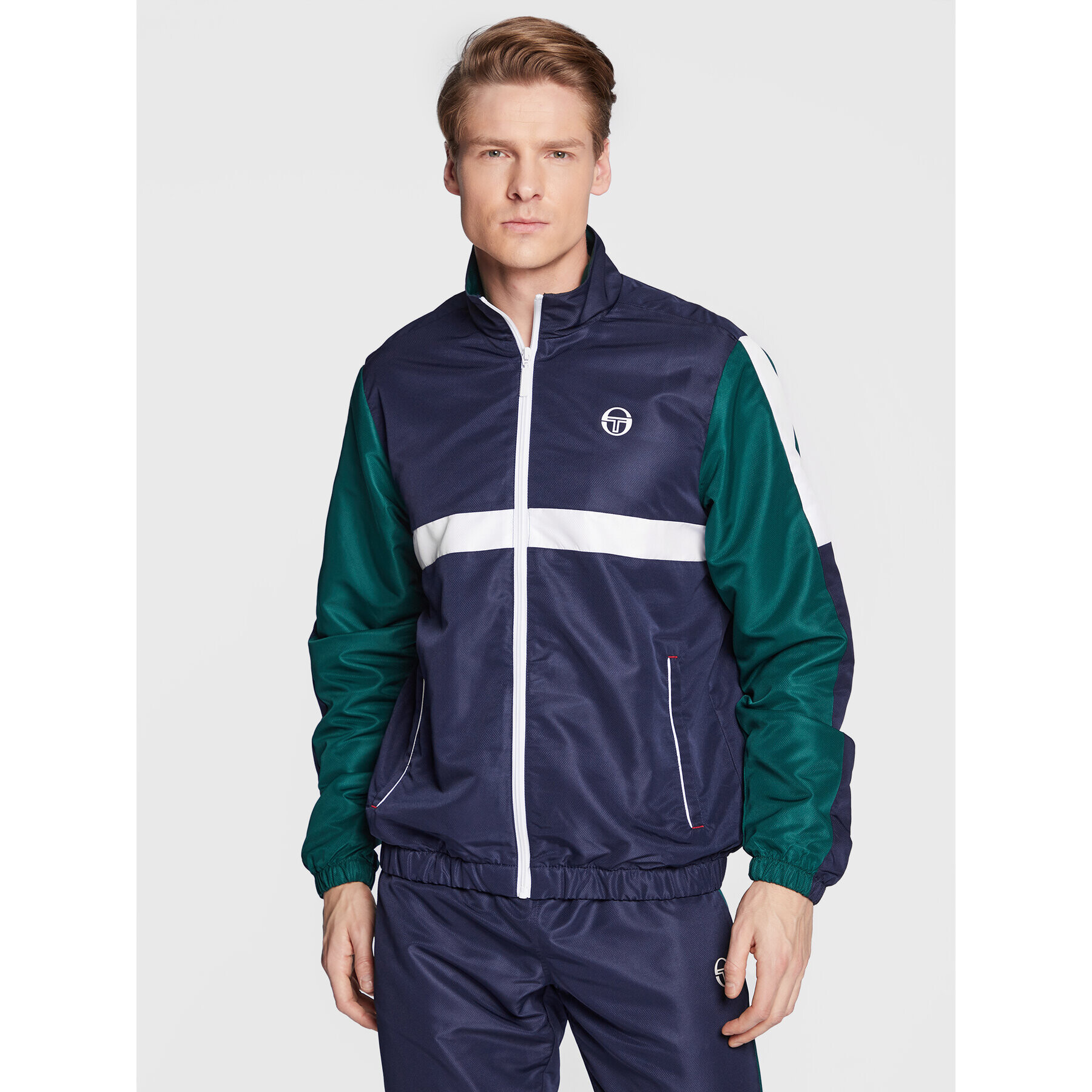 Sergio Tacchini Tepláková souprava Ginnico 39839 Tmavomodrá Regular Fit - Pepit.cz