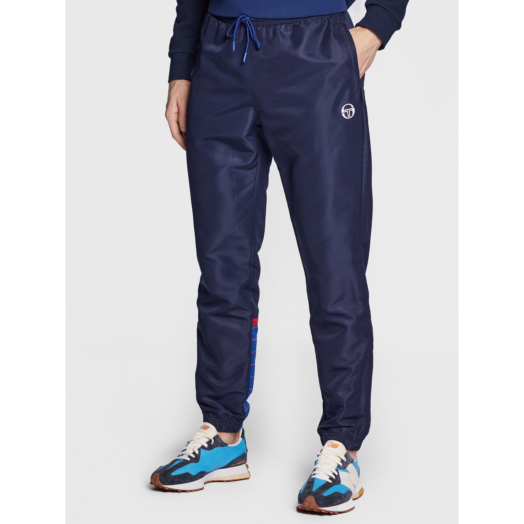 Sergio Tacchini Teplákové kalhoty Rayan 39826 Tmavomodrá Regular Fit - Pepit.cz