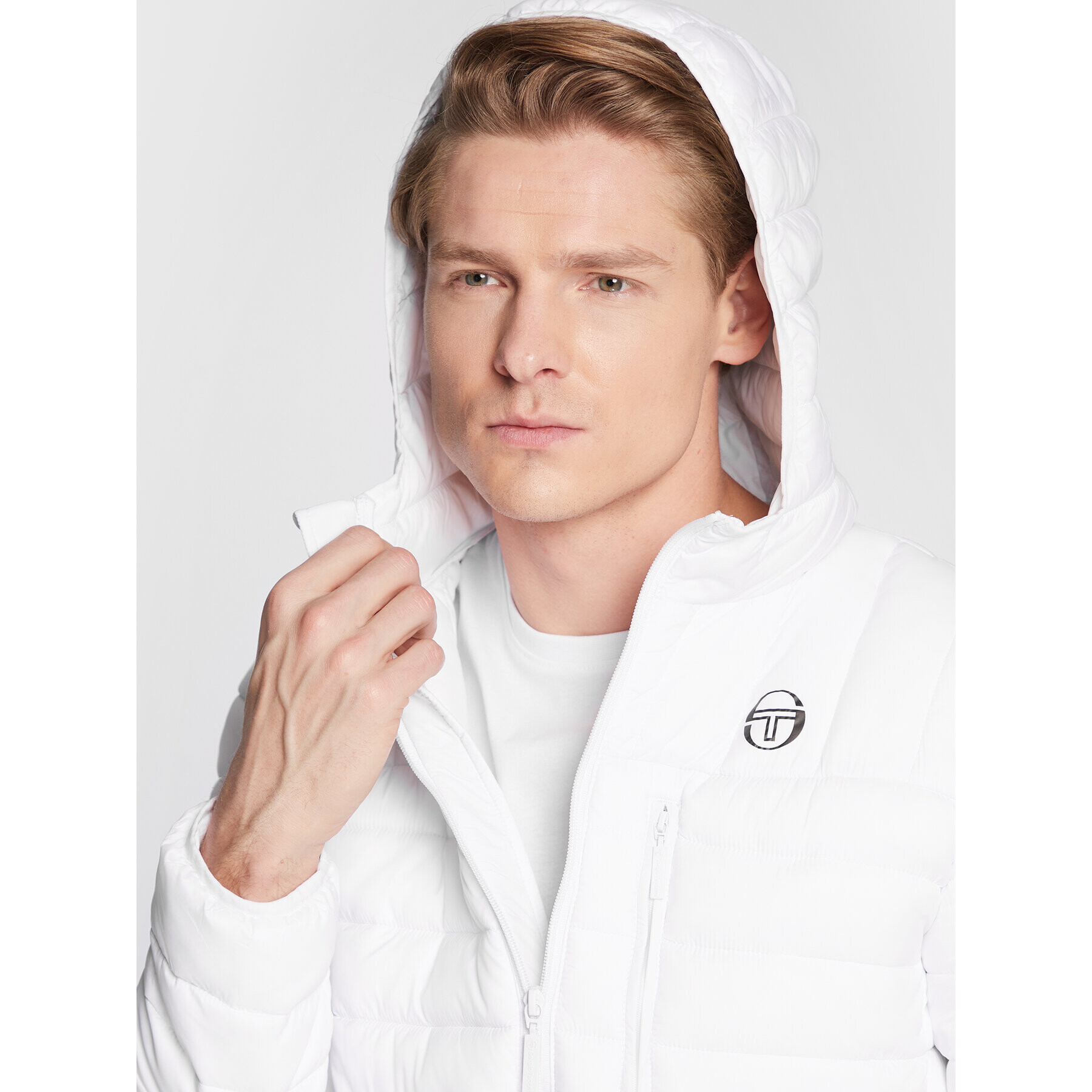 Sergio Tacchini Vatovaná bunda Nessen 39658 Bílá Regular Fit - Pepit.cz