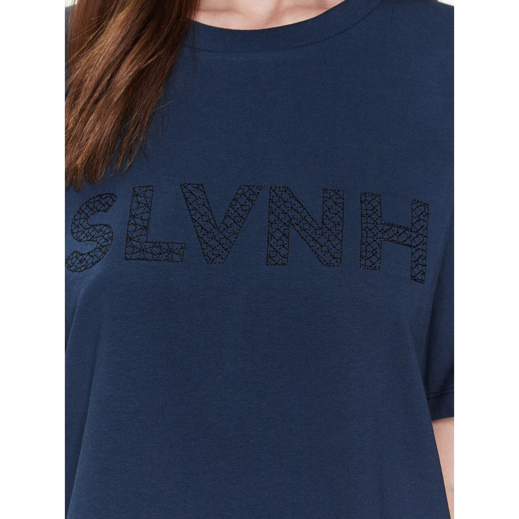 Silvian Heach T-Shirt GPP23126TS Modrá Regular Fit - Pepit.cz