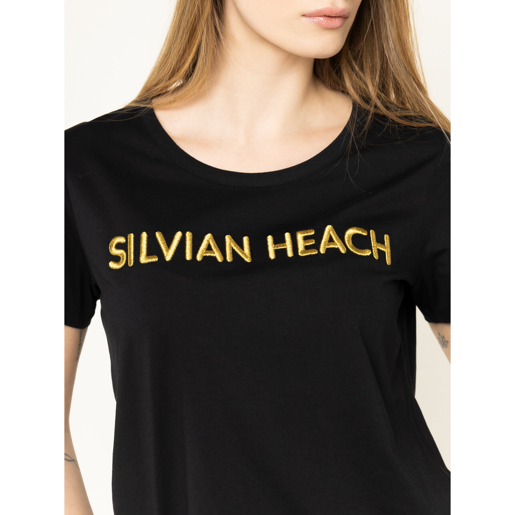 Silvian Heach T-Shirt Sivingo PGP20675TS Černá Regular Fit - Pepit.cz