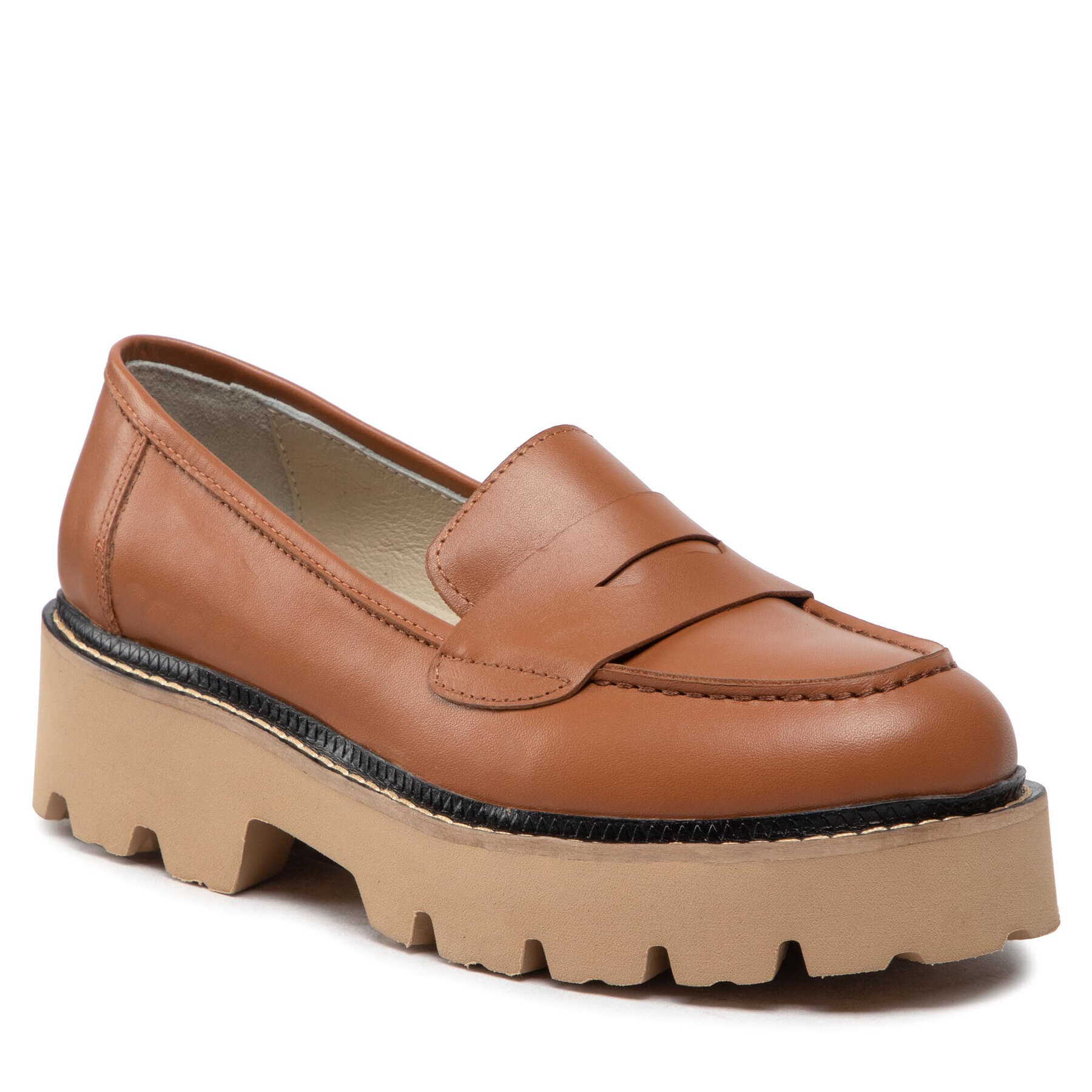 Simple Loafersy SL-15-02-000046 Hnědá - Pepit.cz