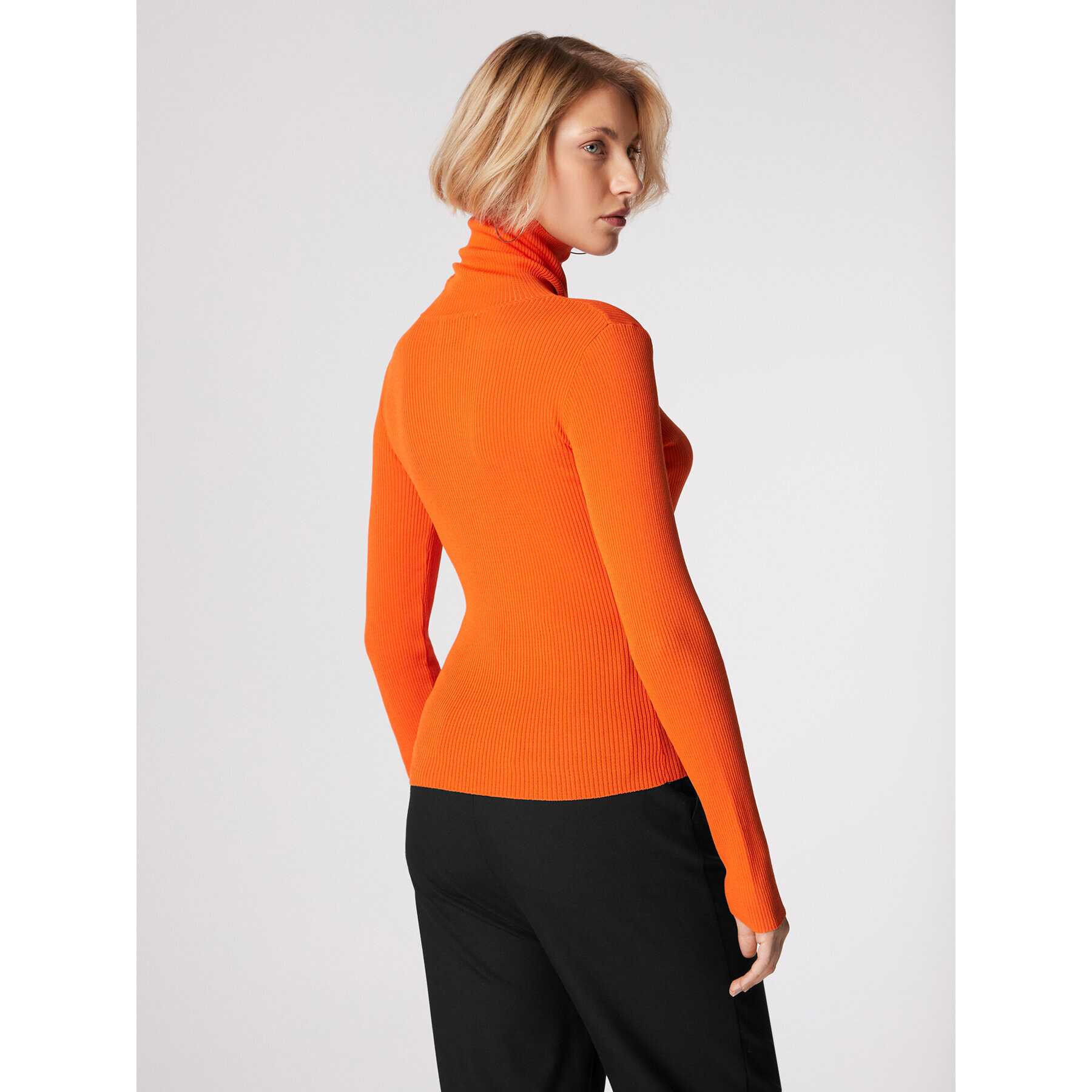 Simple Rolák SWD551-01 Oranžová Slim Fit - Pepit.cz