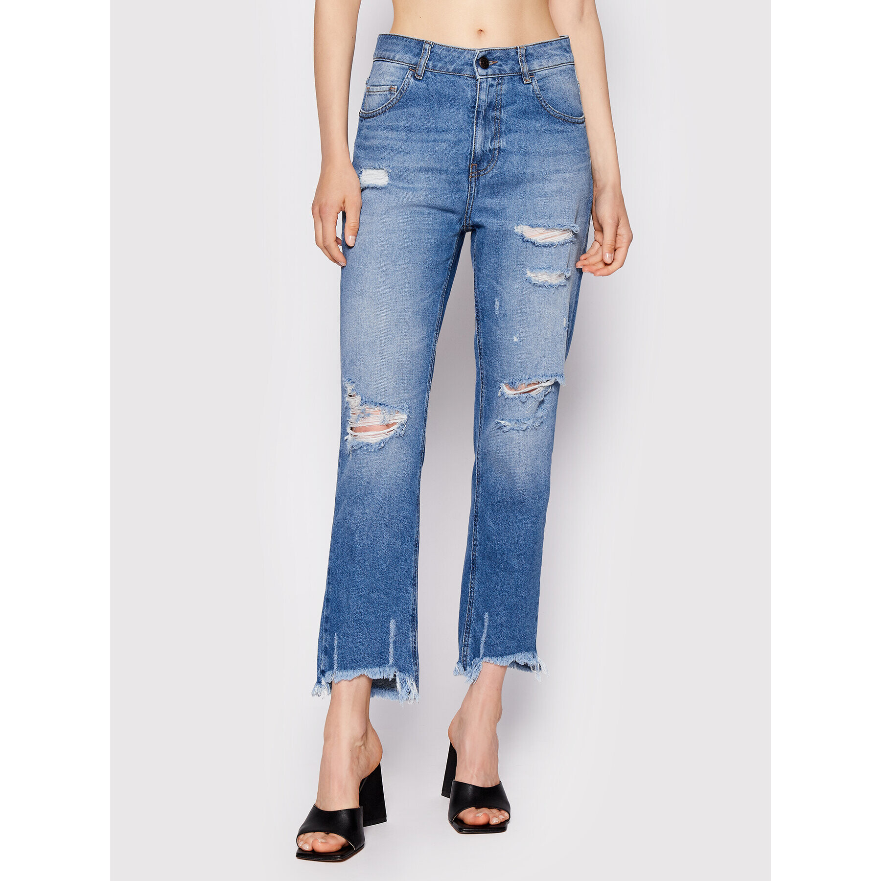 Sisley Jeansy 4AUKLE00R Modrá Regular Fit - Pepit.cz