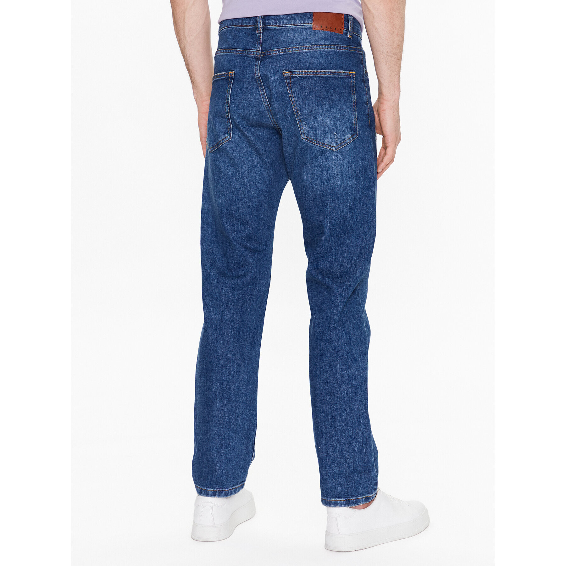 Sisley Jeansy 4I4ISE010 Tmavomodrá Regular Fit - Pepit.cz