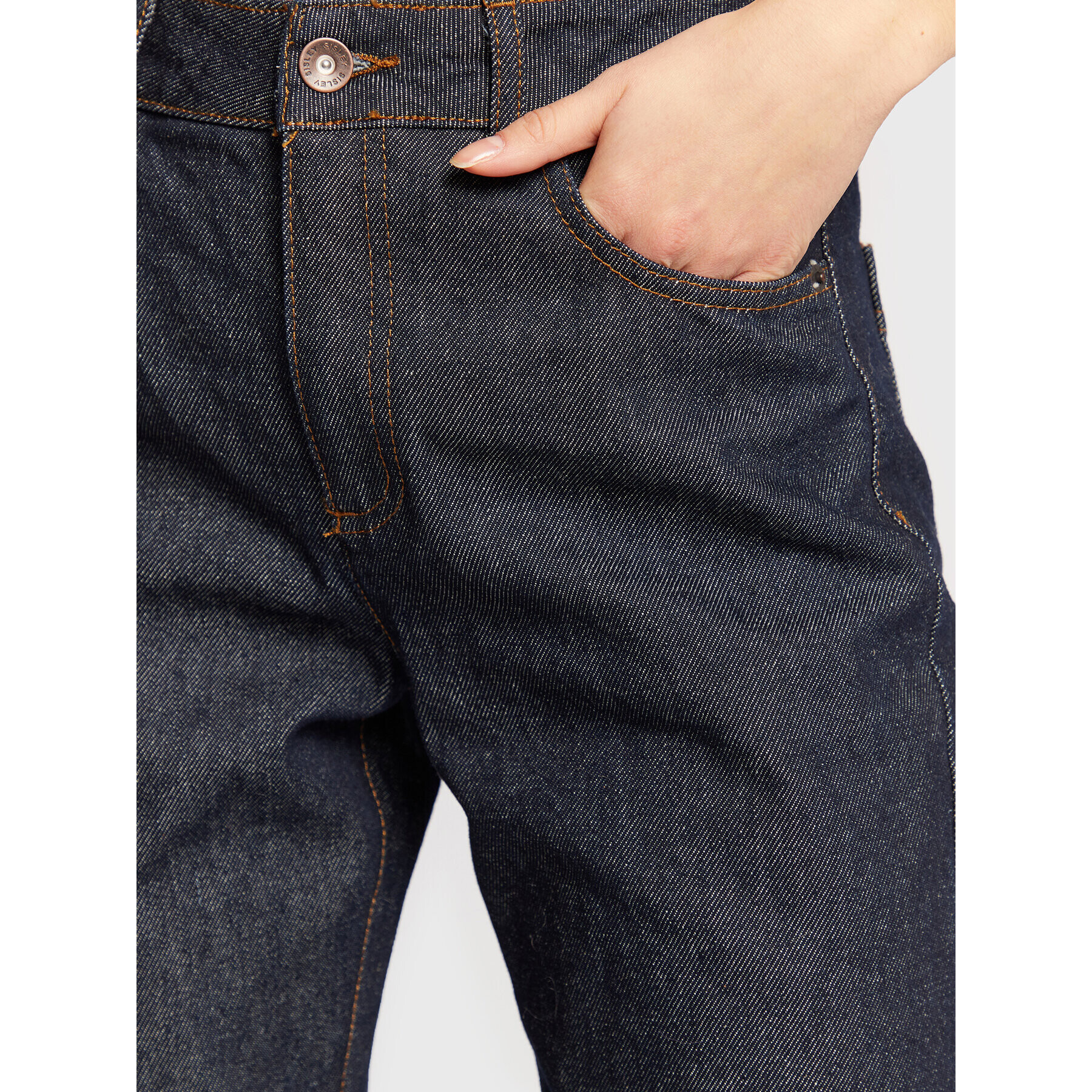 Sisley Jeansy 4MJHLE017 Tmavomodrá Slim Fit - Pepit.cz